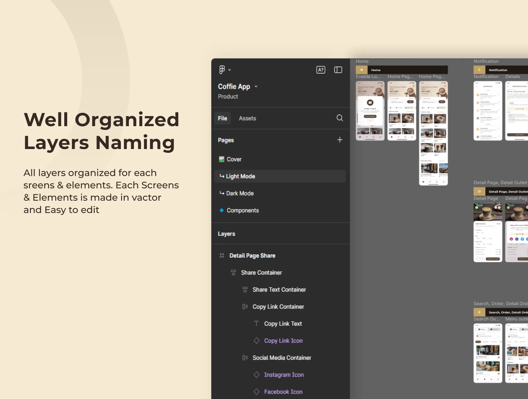 Coffie - Coffee Shop App UI Kit 4
