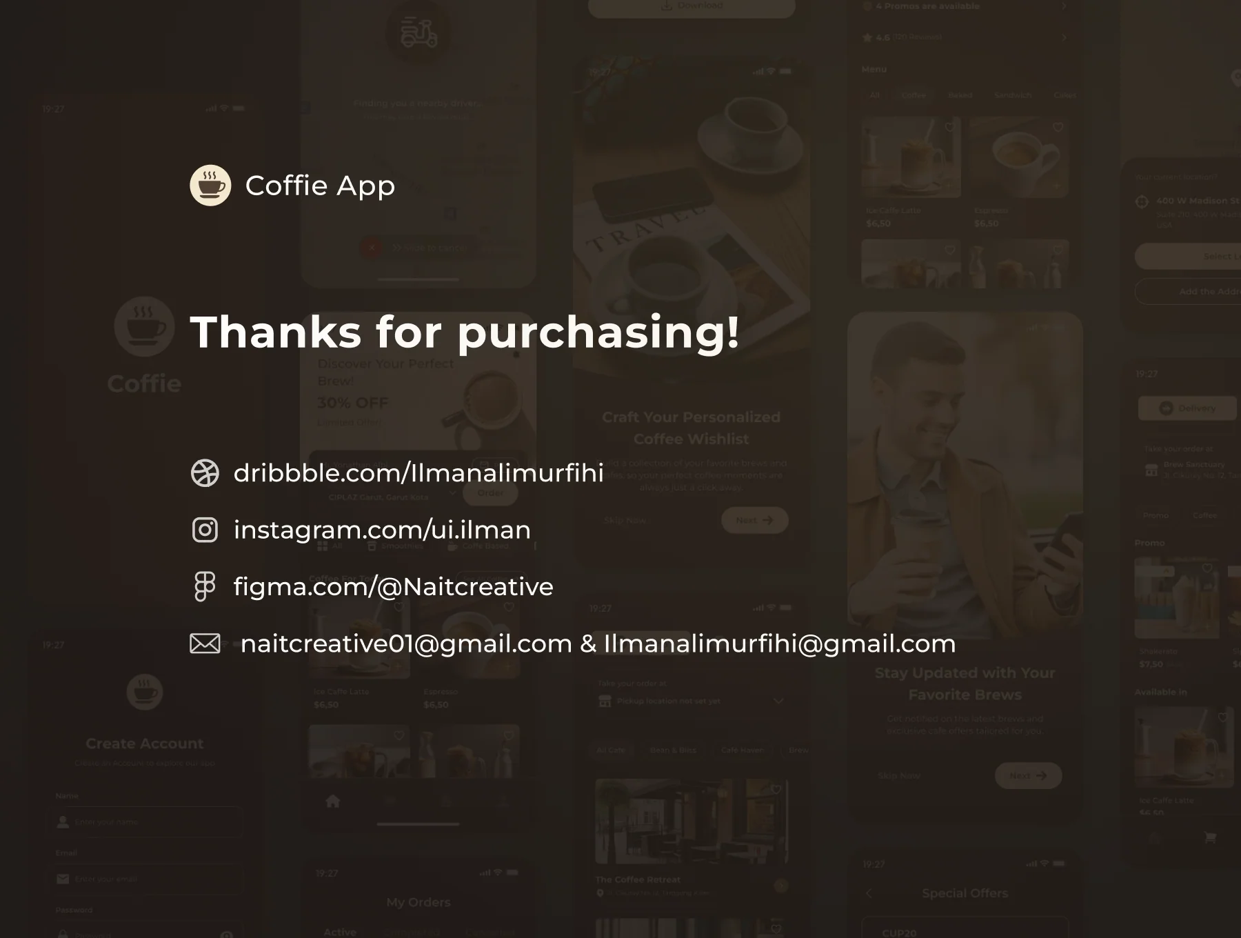 Coffie - Coffee Shop App UI Kit 6