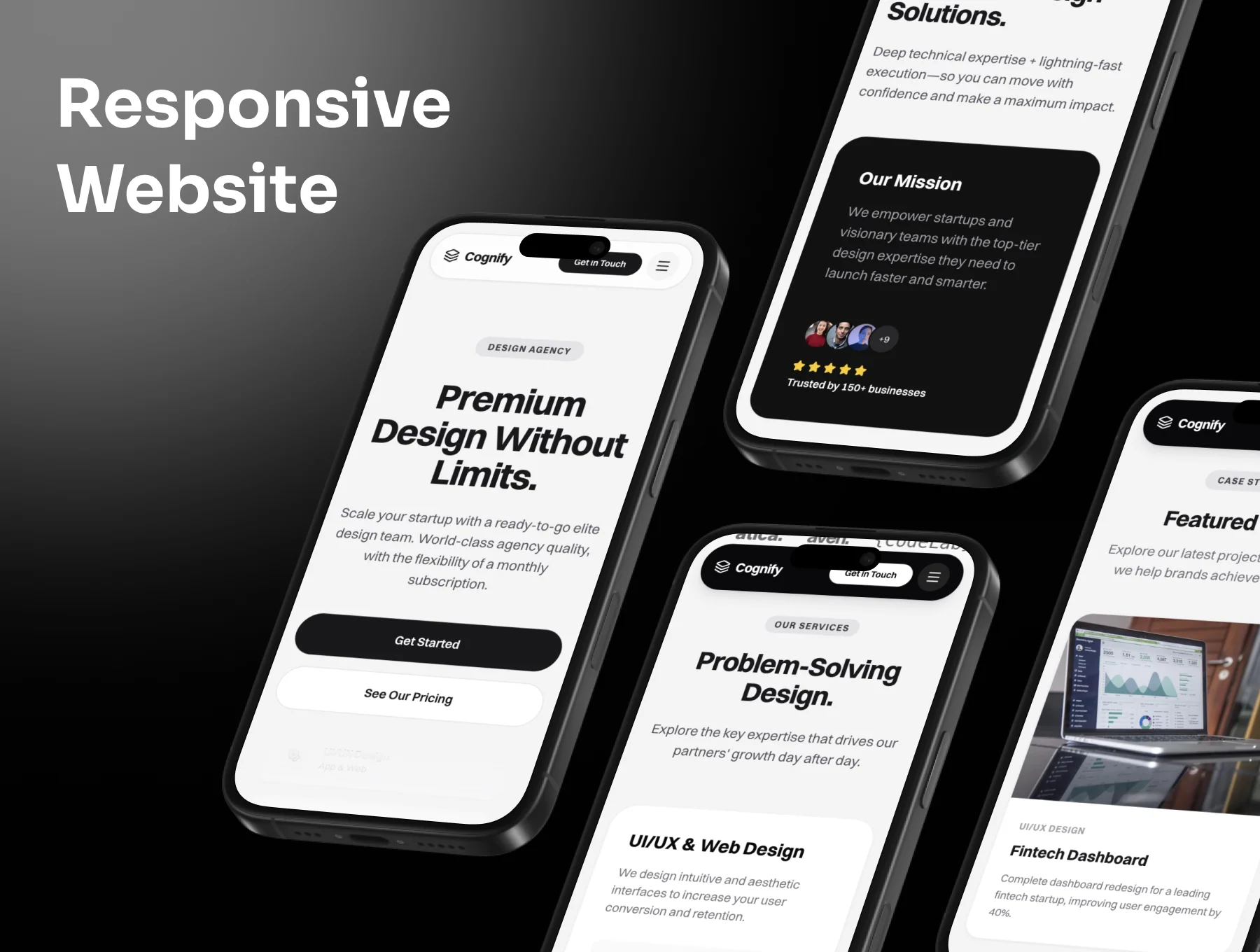 Cognify - Design Subscription Service Landing Page Website 3