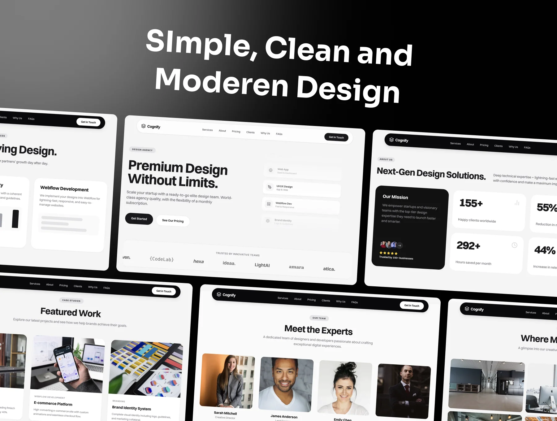 Cognify - Design Subscription Service Landing Page Website 4