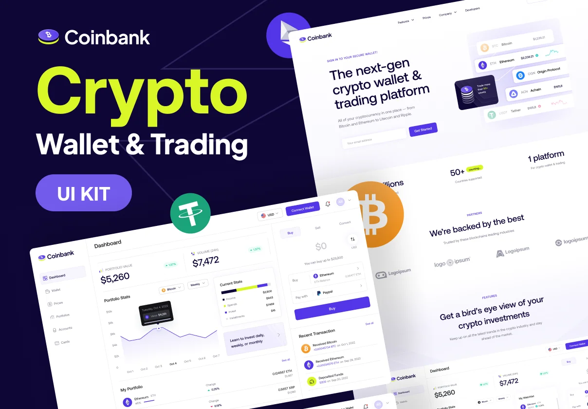 Coinbank - Crypto Wallet & Trading Platform