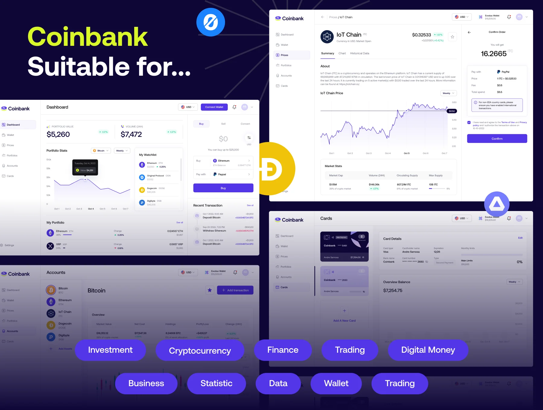 Coinbank - Crypto Wallet & Trading Platform 4