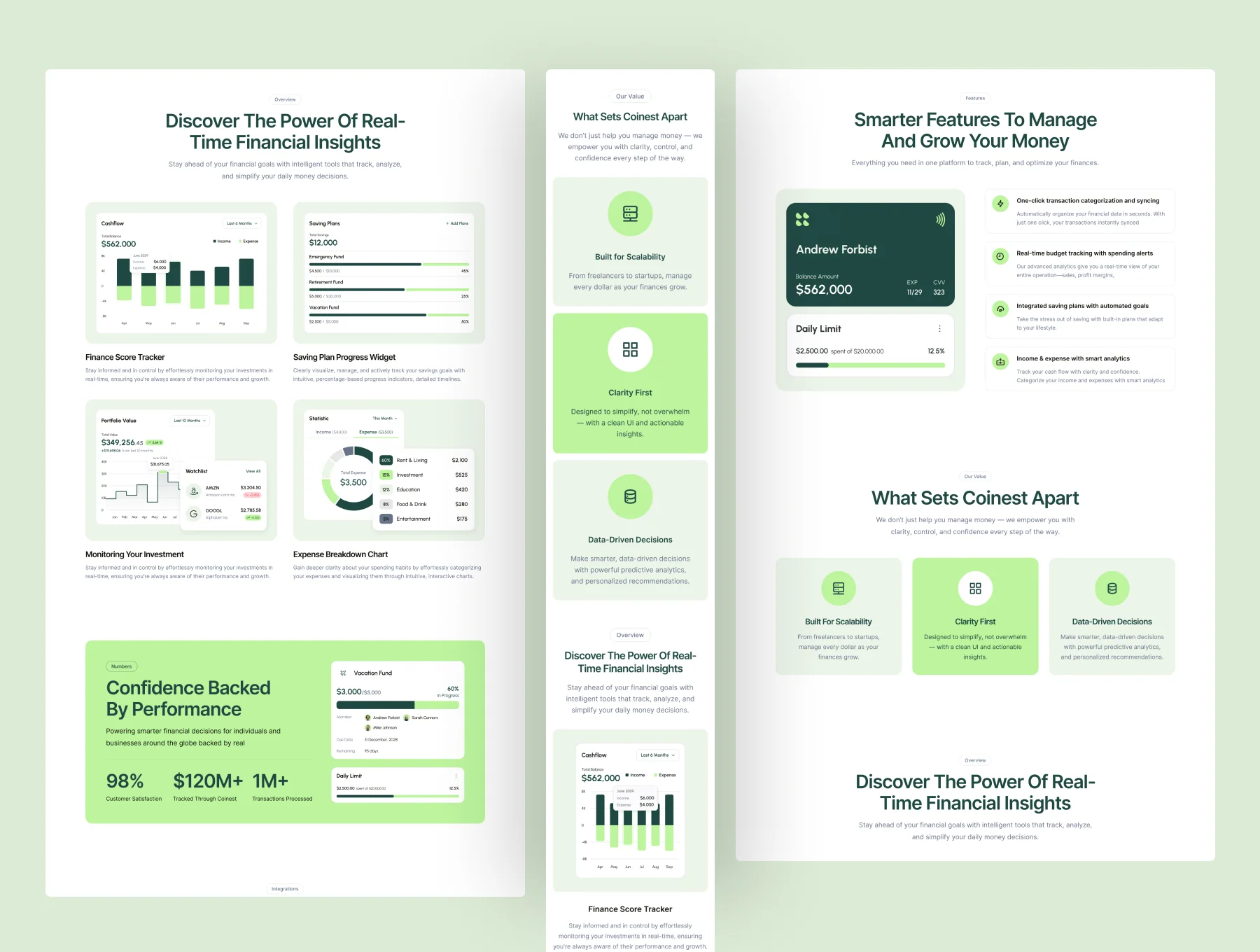 Coinest - Finance Management SaaS Website 5