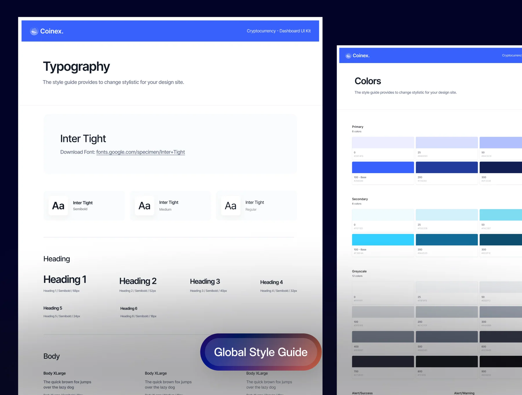 Coinex: Cryptocurrency Dashboard UI Kit 7