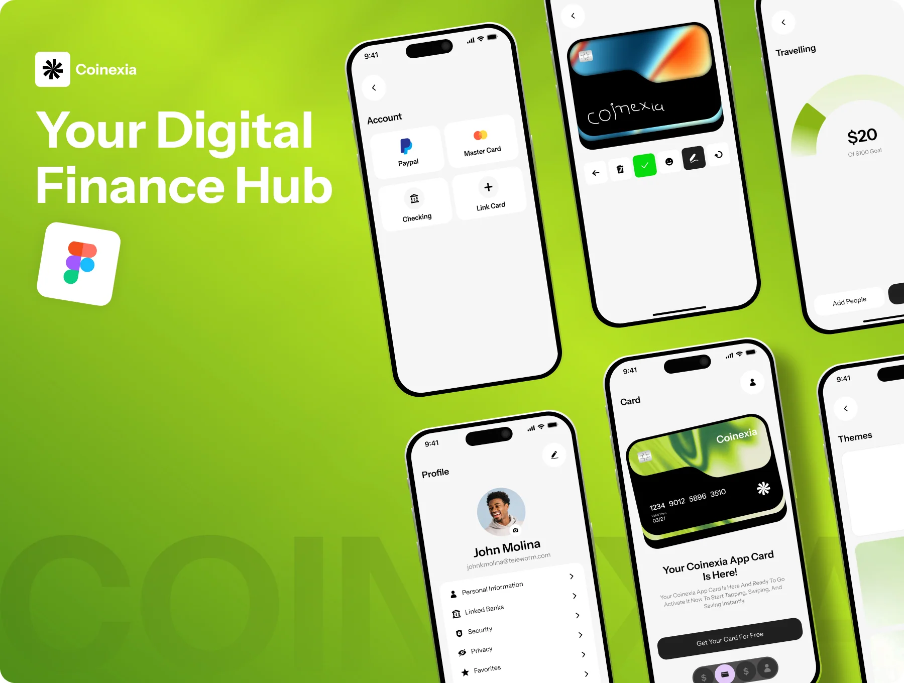 Coinexia | Digital Wallet & Finance UI Kit 11