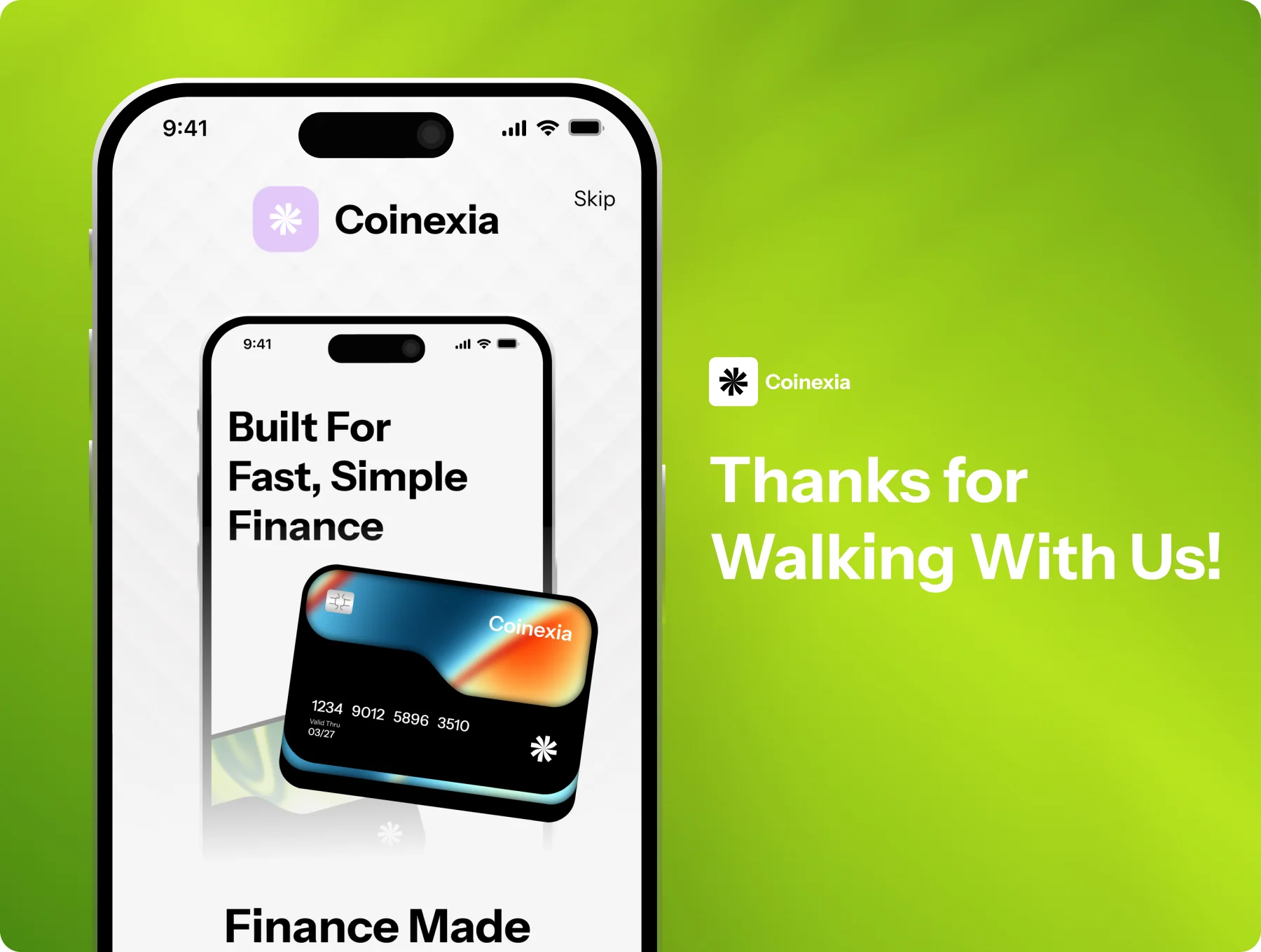 Coinexia | Digital Wallet & Finance UI Kit 12