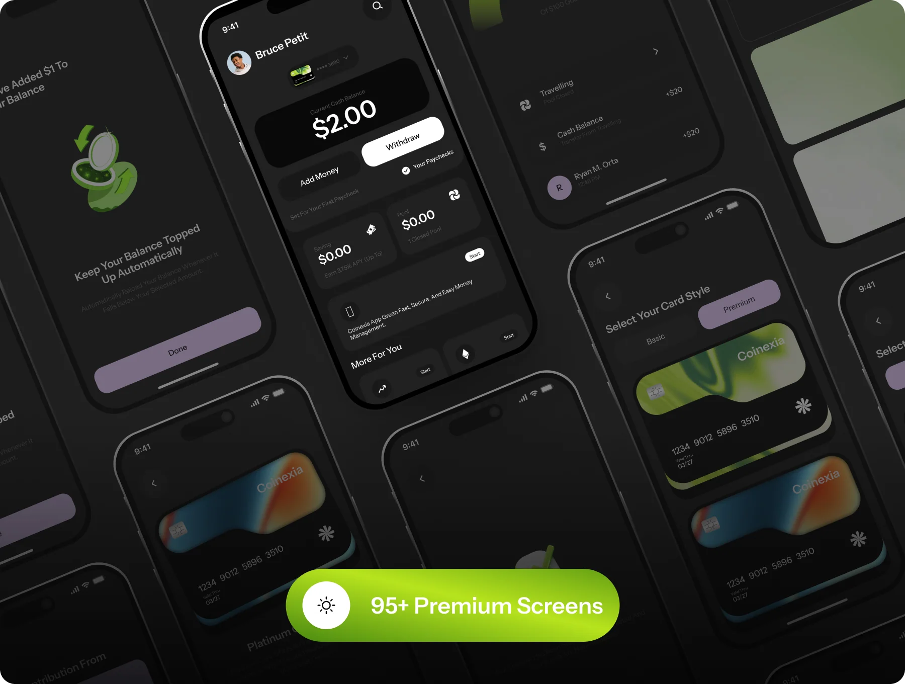 Coinexia | Digital Wallet & Finance UI Kit 4