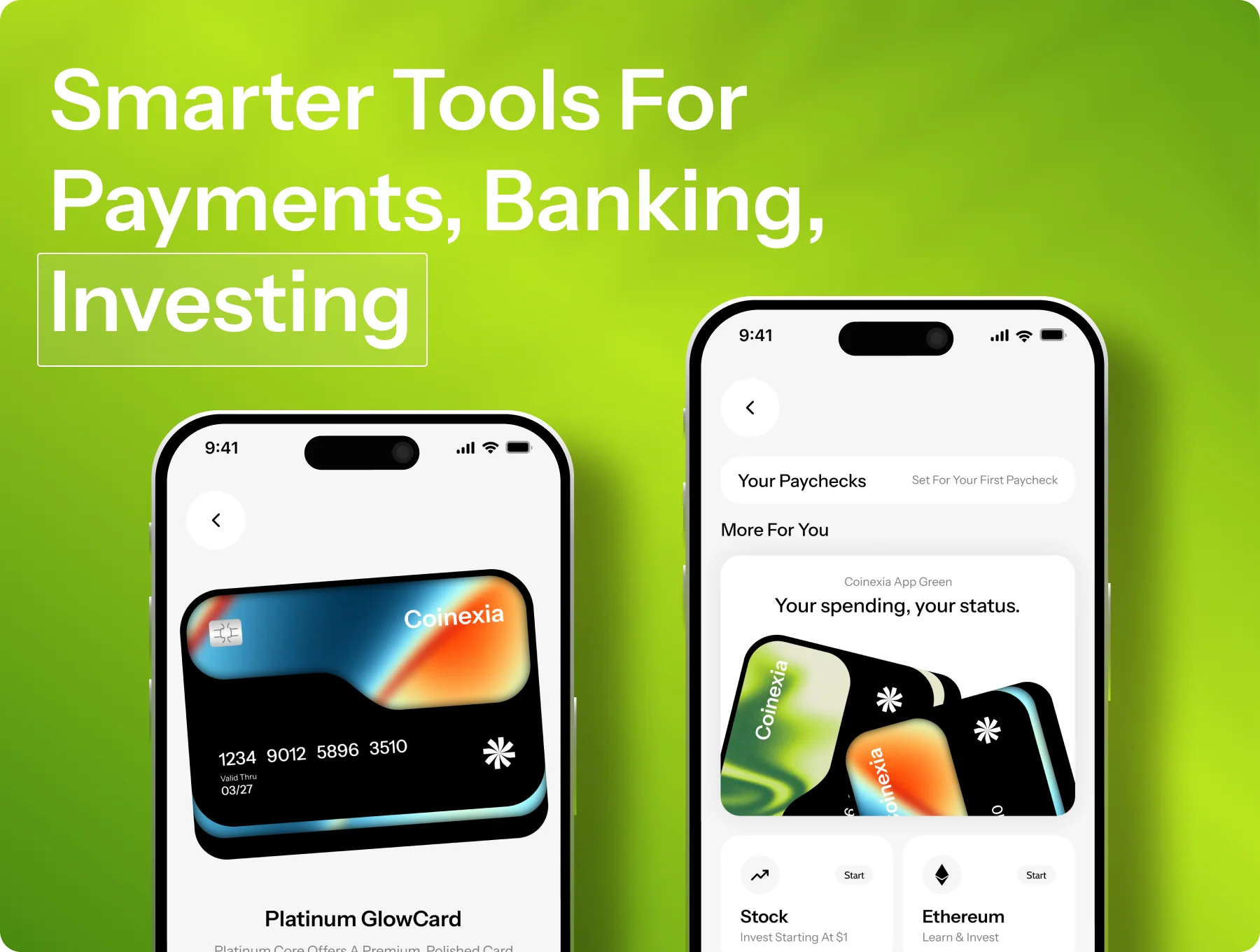 Coinexia | Digital Wallet & Finance UI Kit 5