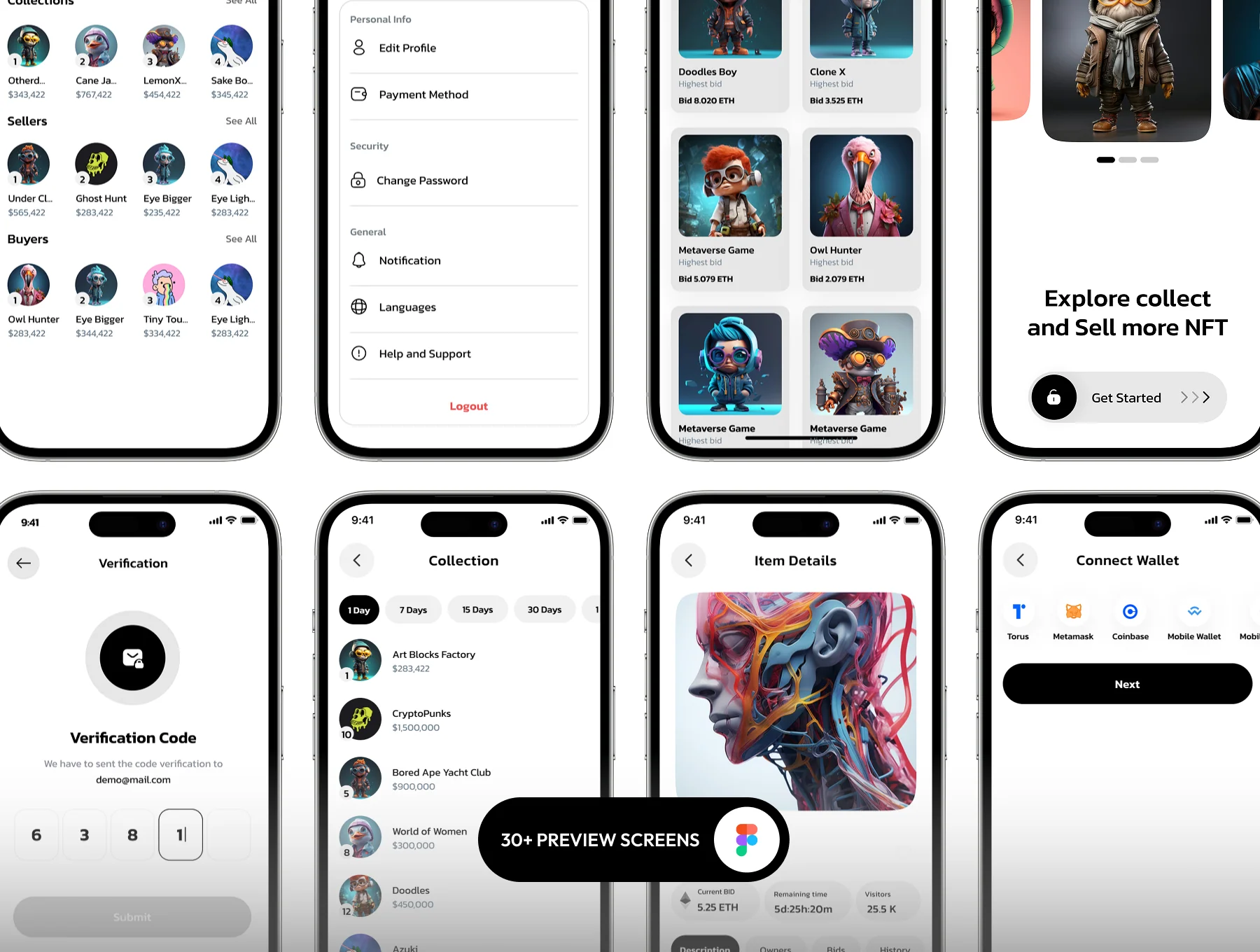Coino - NFT App UI Kit 2