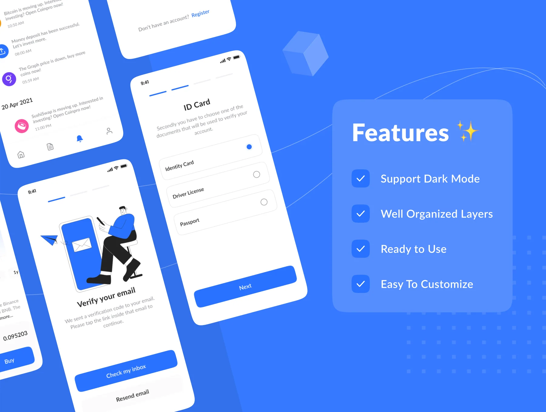 Coinpro App UI KIT 2