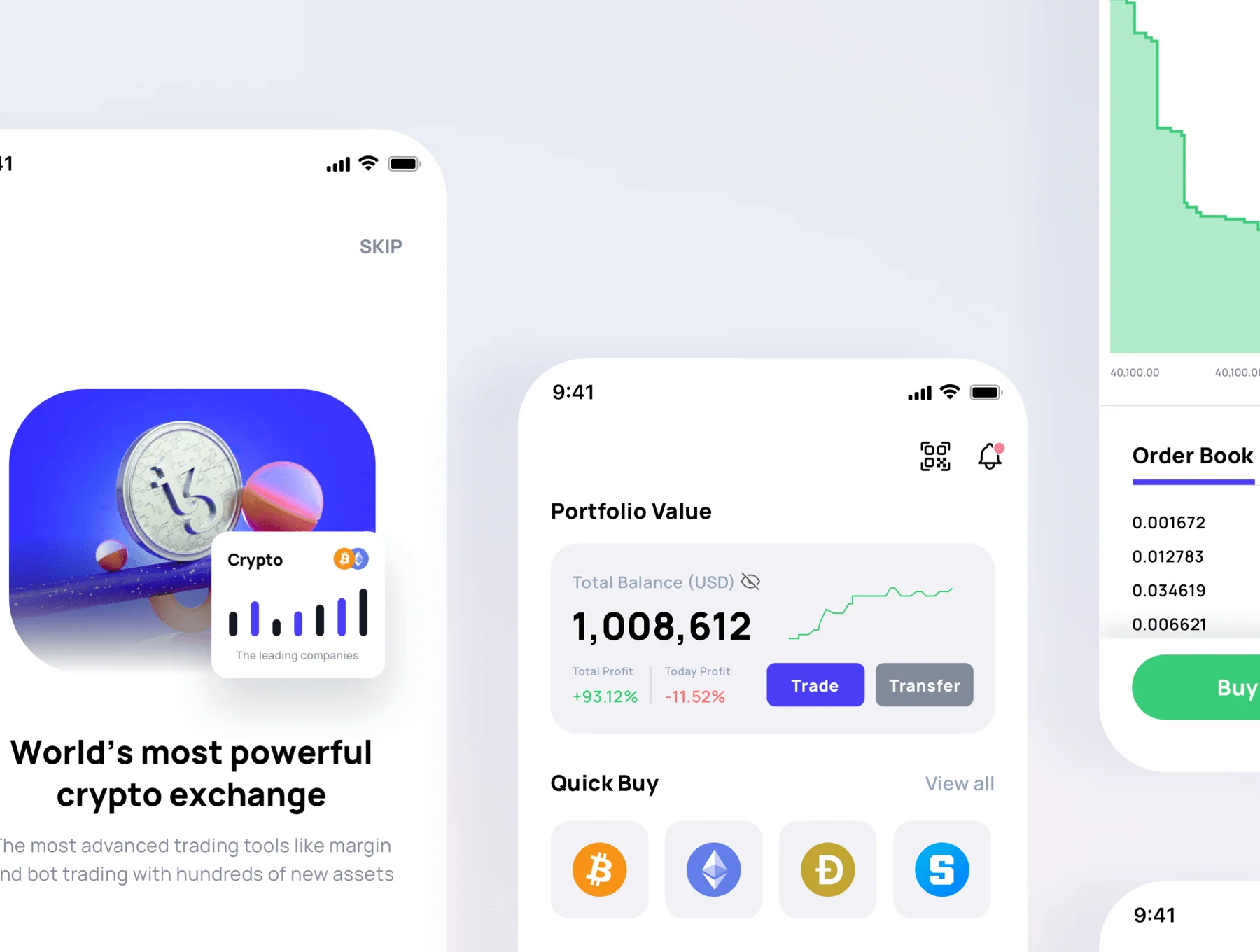 CoinSpace: Crypto Currency App iOS UI Kit 2