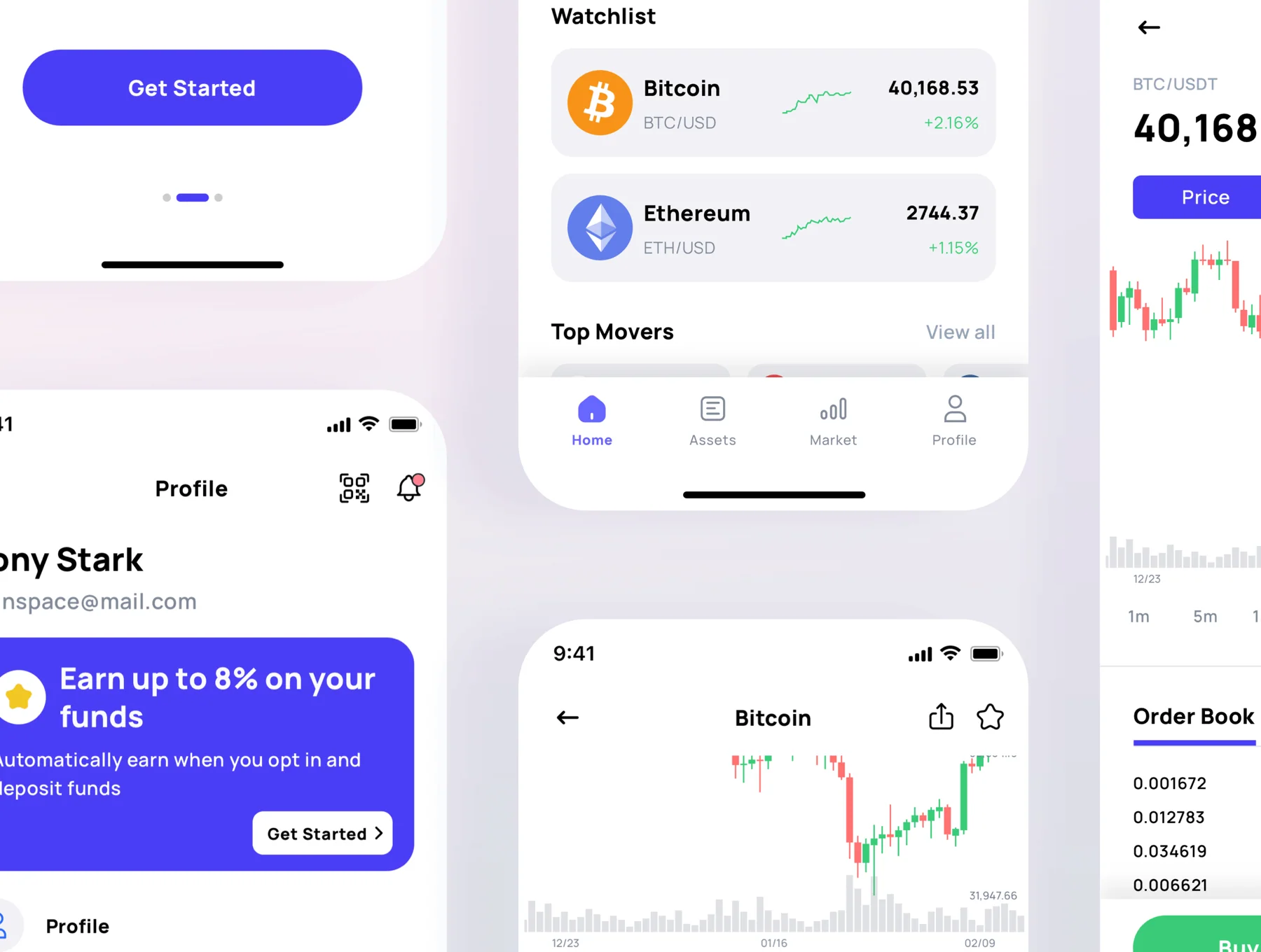 CoinSpace: Crypto Currency App iOS UI Kit 4