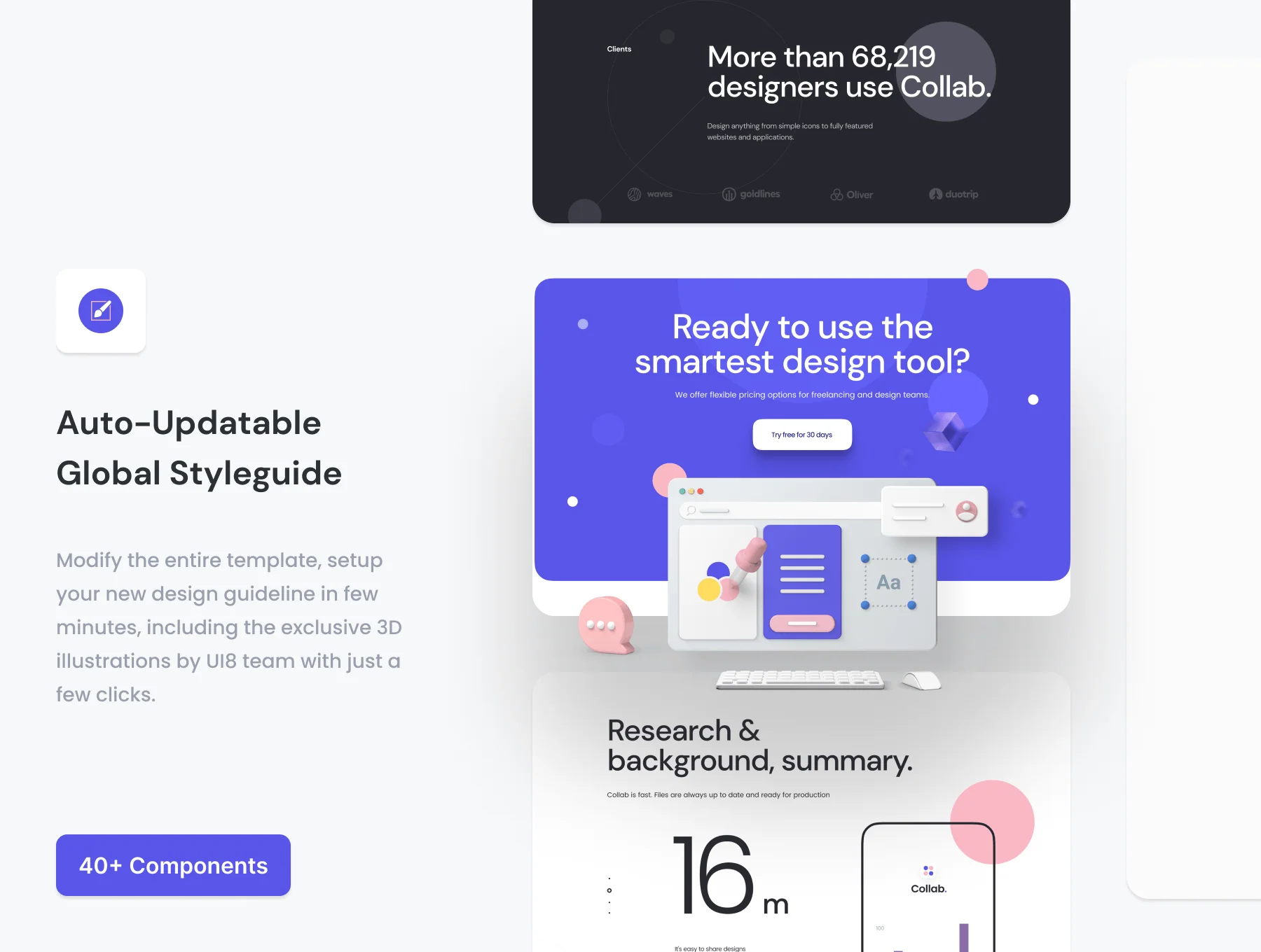 Collab — Landing Page Kit 9