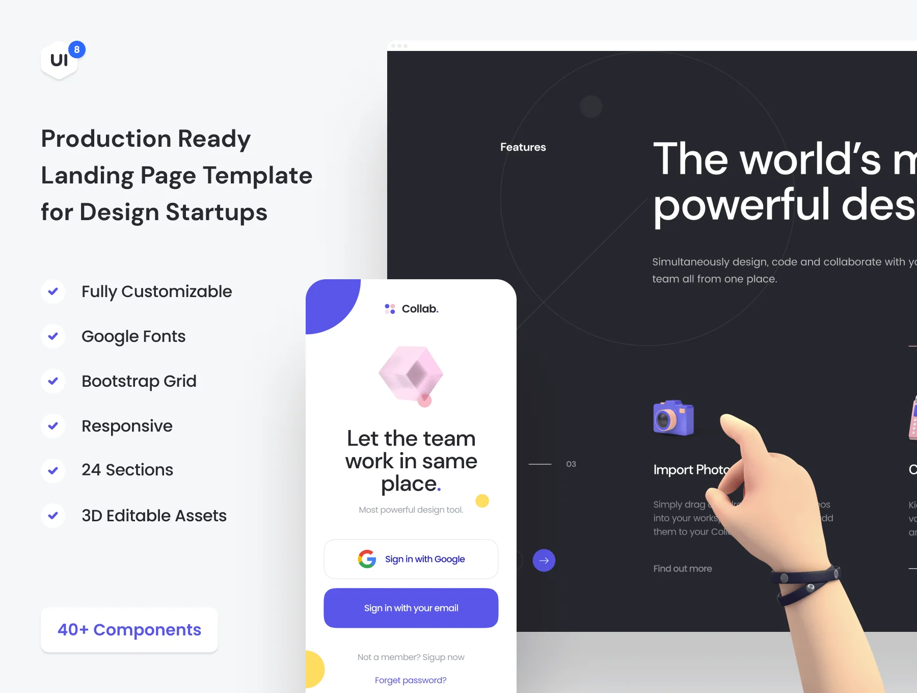 Collab — Landing Page Kit