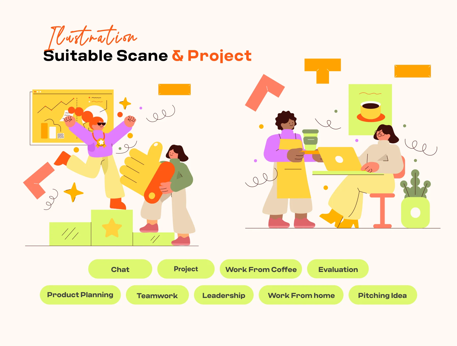 Collaboration & Workspace illustration 4