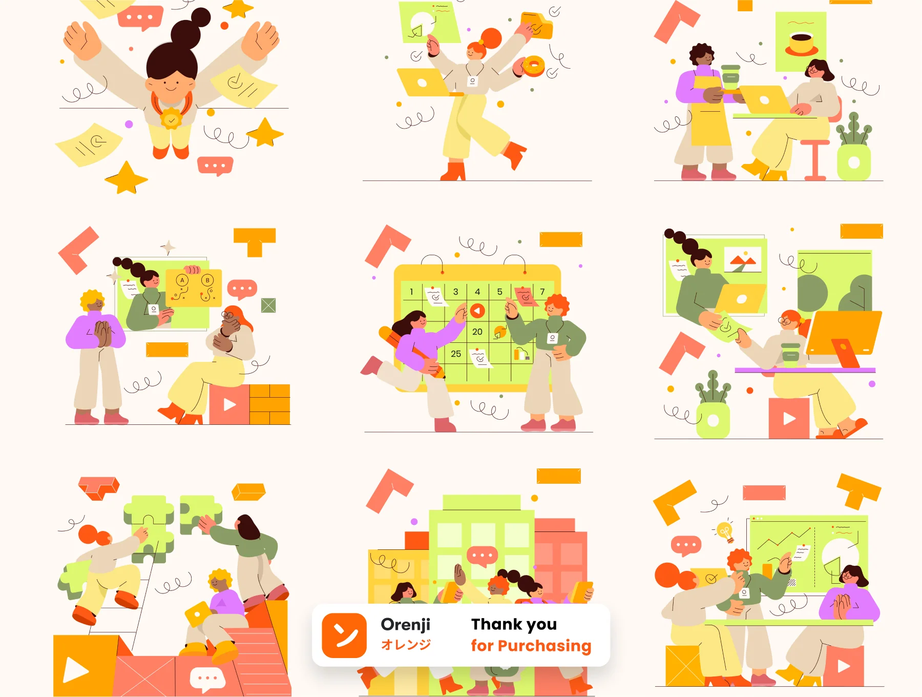 Collaboration & Workspace illustration 8