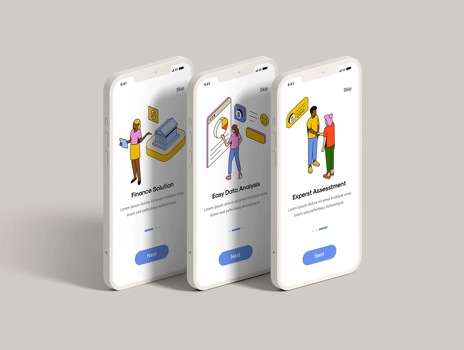 Collection of Isometric Illustrations on various topics 6