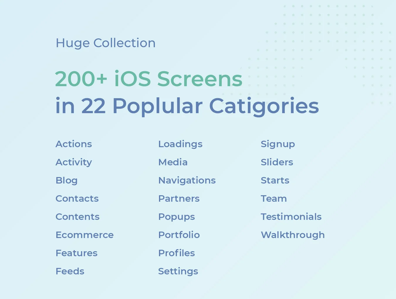 Collector iOS Wireframe UI Kit 3