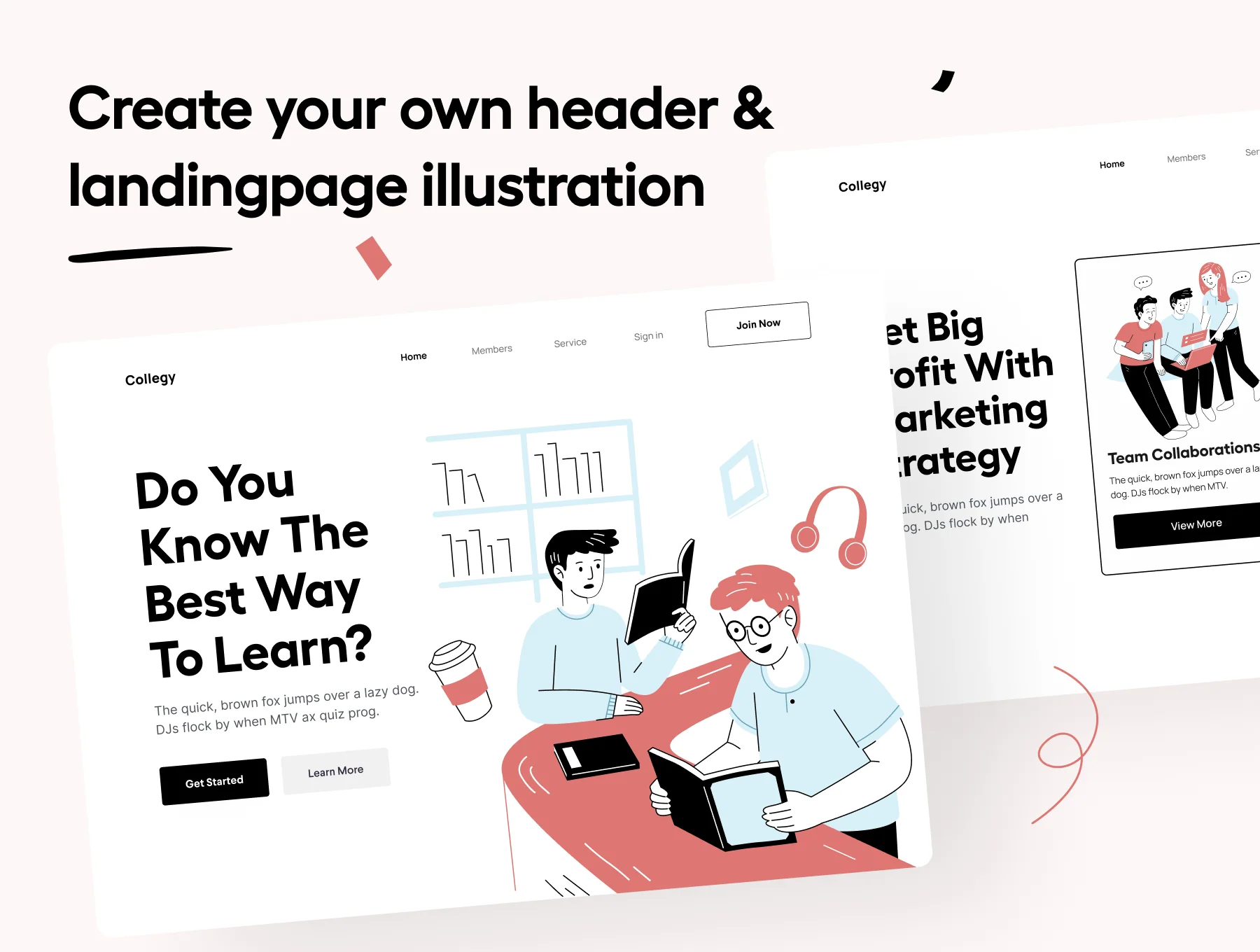 Collegy - College & Education Illustration Set 6