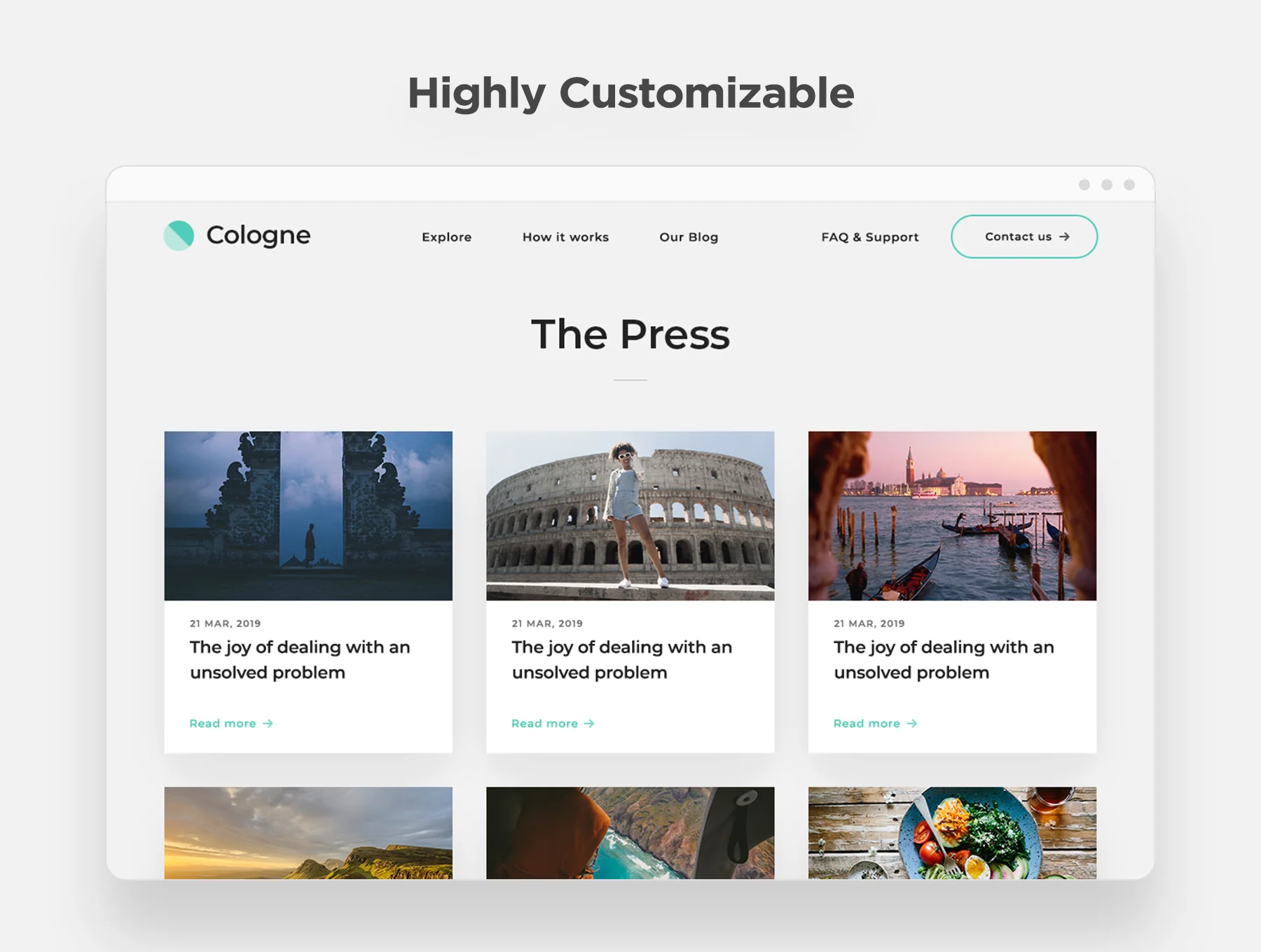 Cologne - App Landing Website Template 2