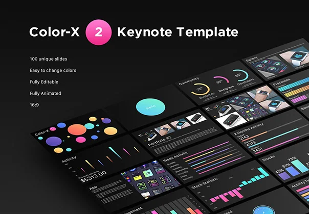Color-X 2 Keynote Template