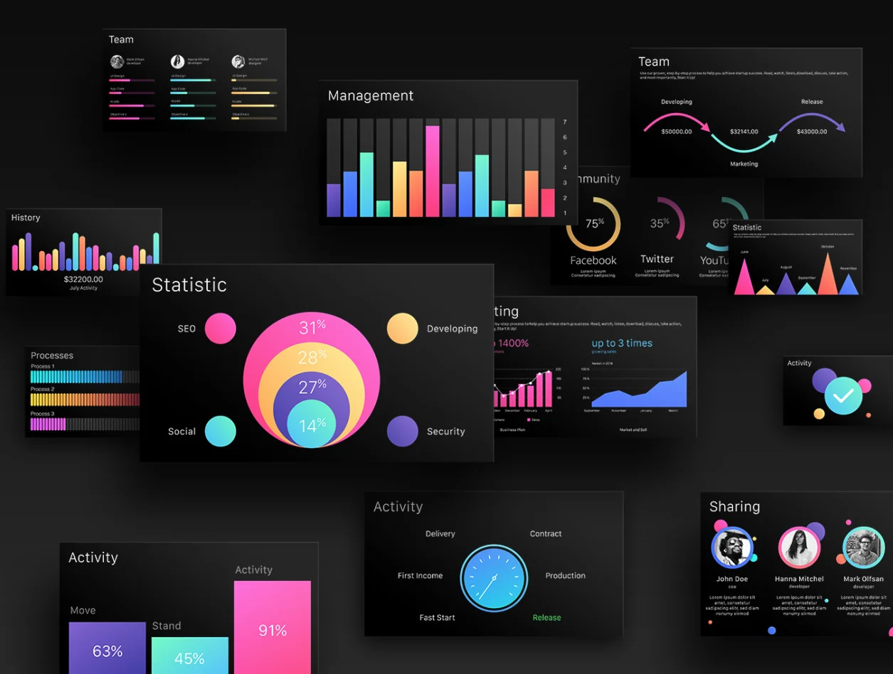 Color-X 2 Keynote Template 4
