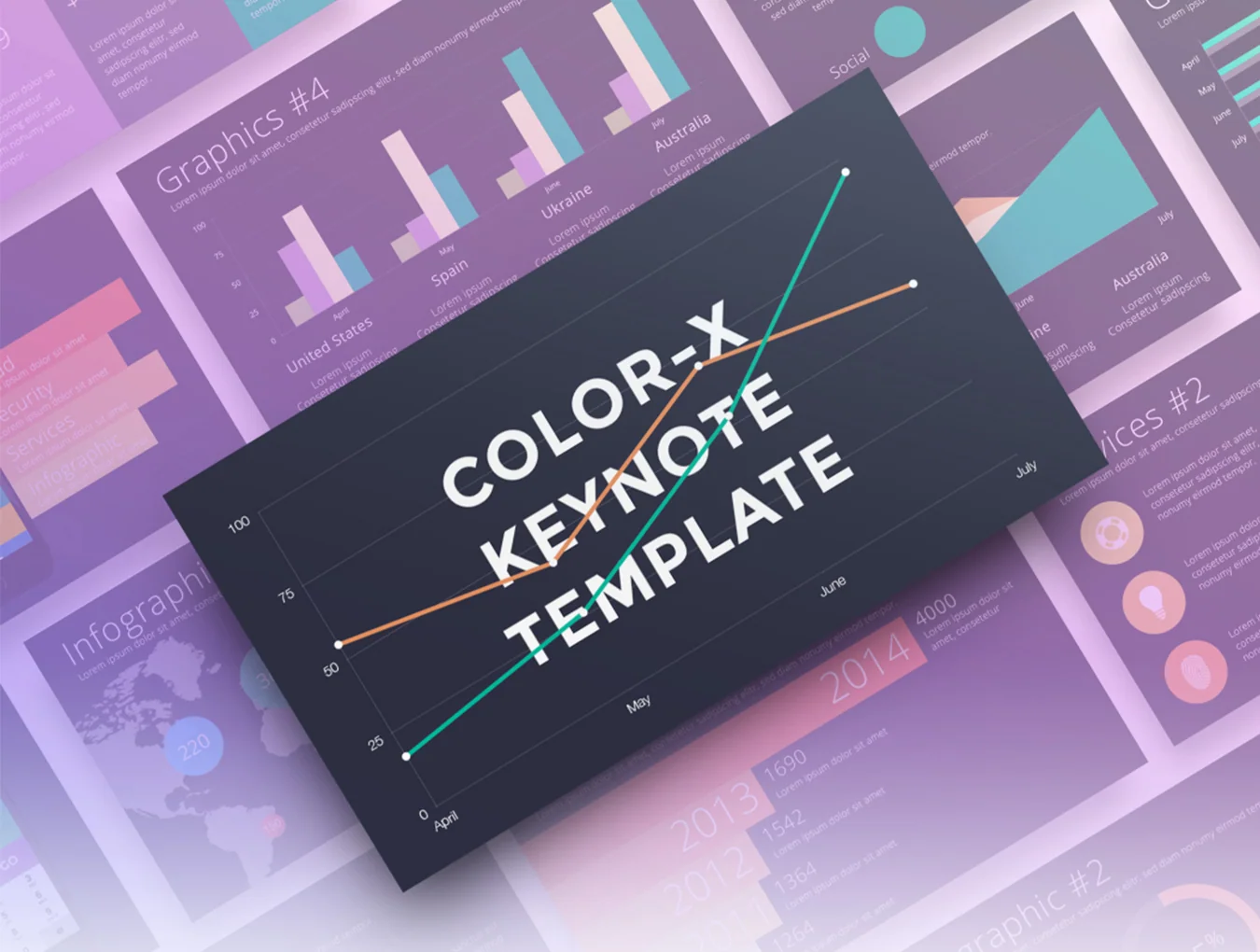 Color-X Keynote Template