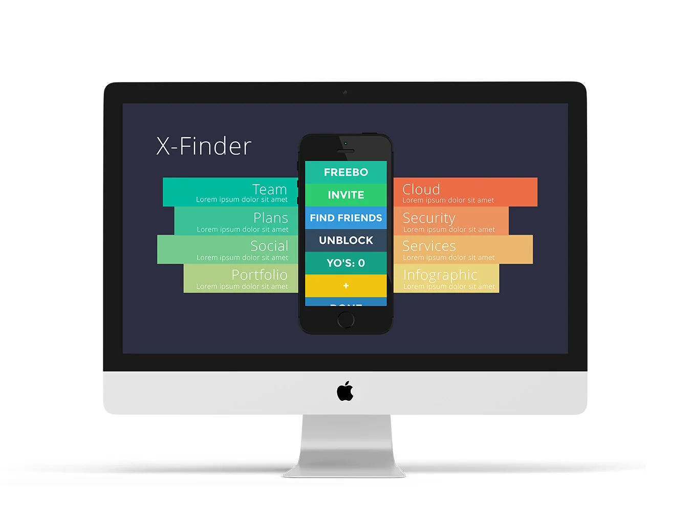 Color-X Keynote Template 5