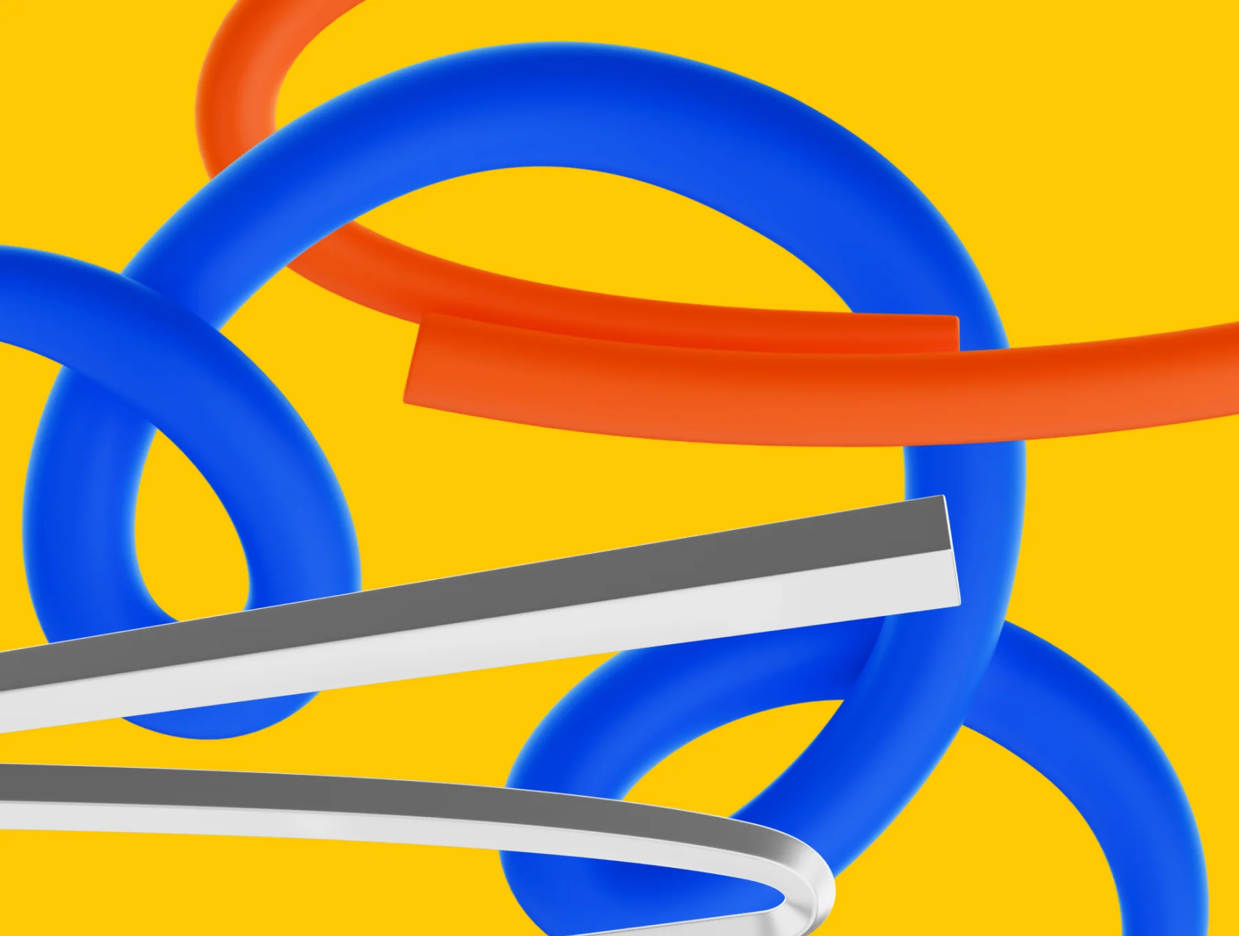 Colorful 3D Scribble Elements 5