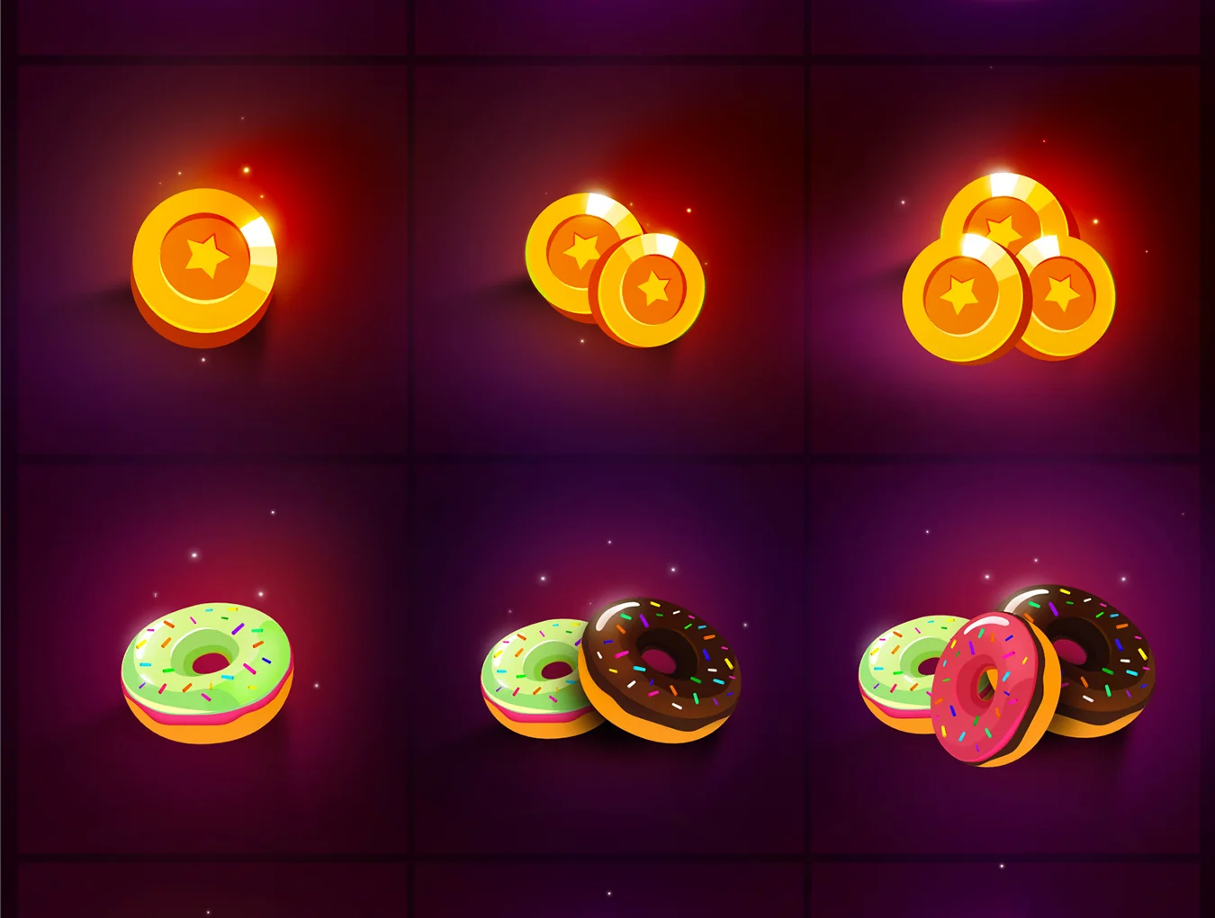 Colorful Game Icons 4