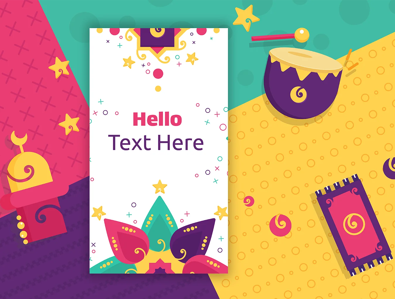 Colorful Arab Icons & Illustrations 2