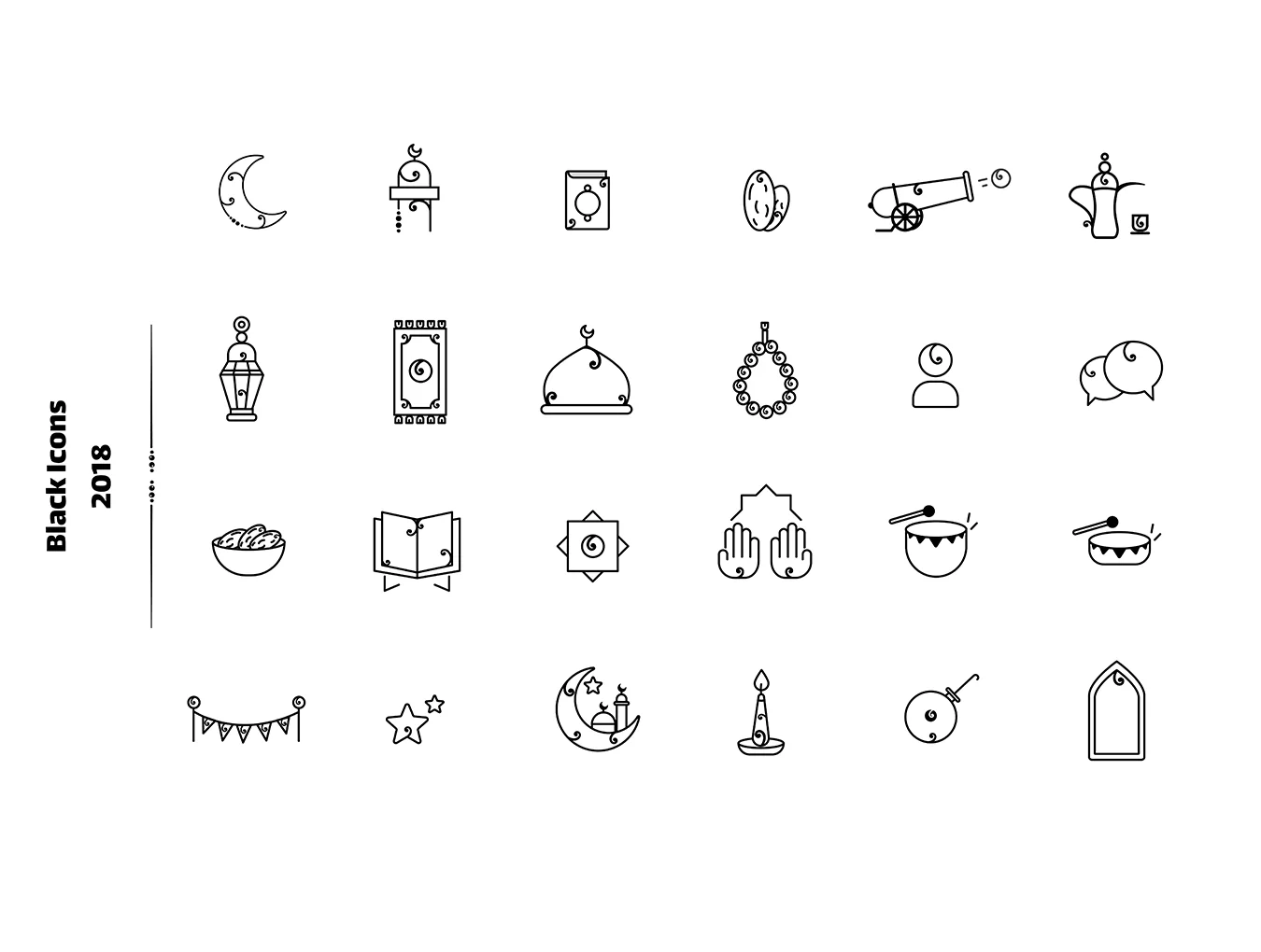 Colorful Arab Icons & Illustrations 3