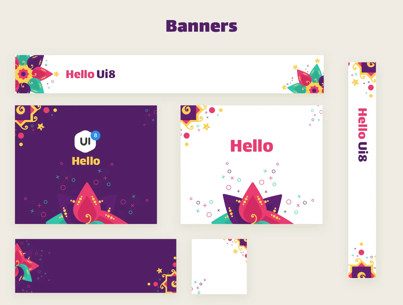 Colorful Arab Icons & Illustrations 6