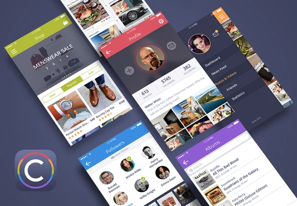 Coloristic: Mobile UI Kit