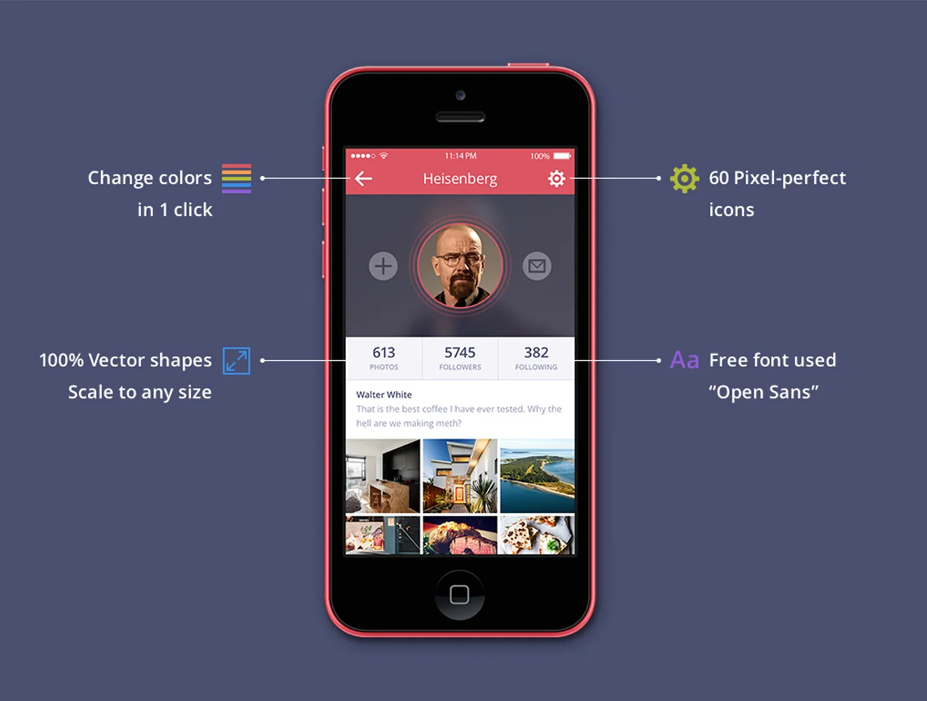 Coloristic: Mobile UI Kit 3