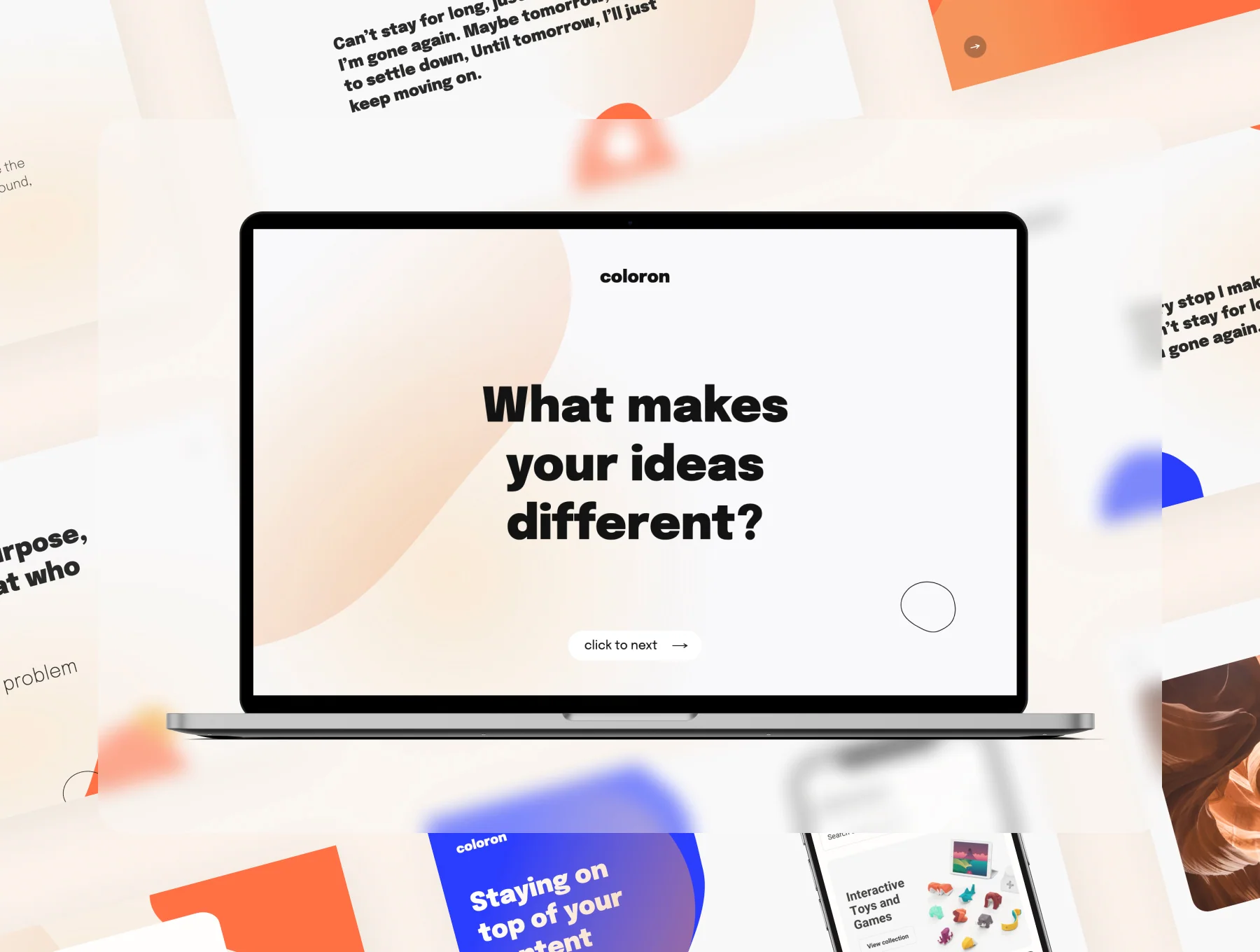 Coloron Creative Presentation Template 5
