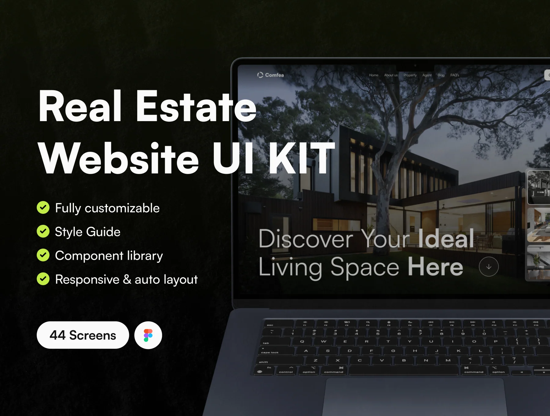Comfea - Real Estate Website UI Kit