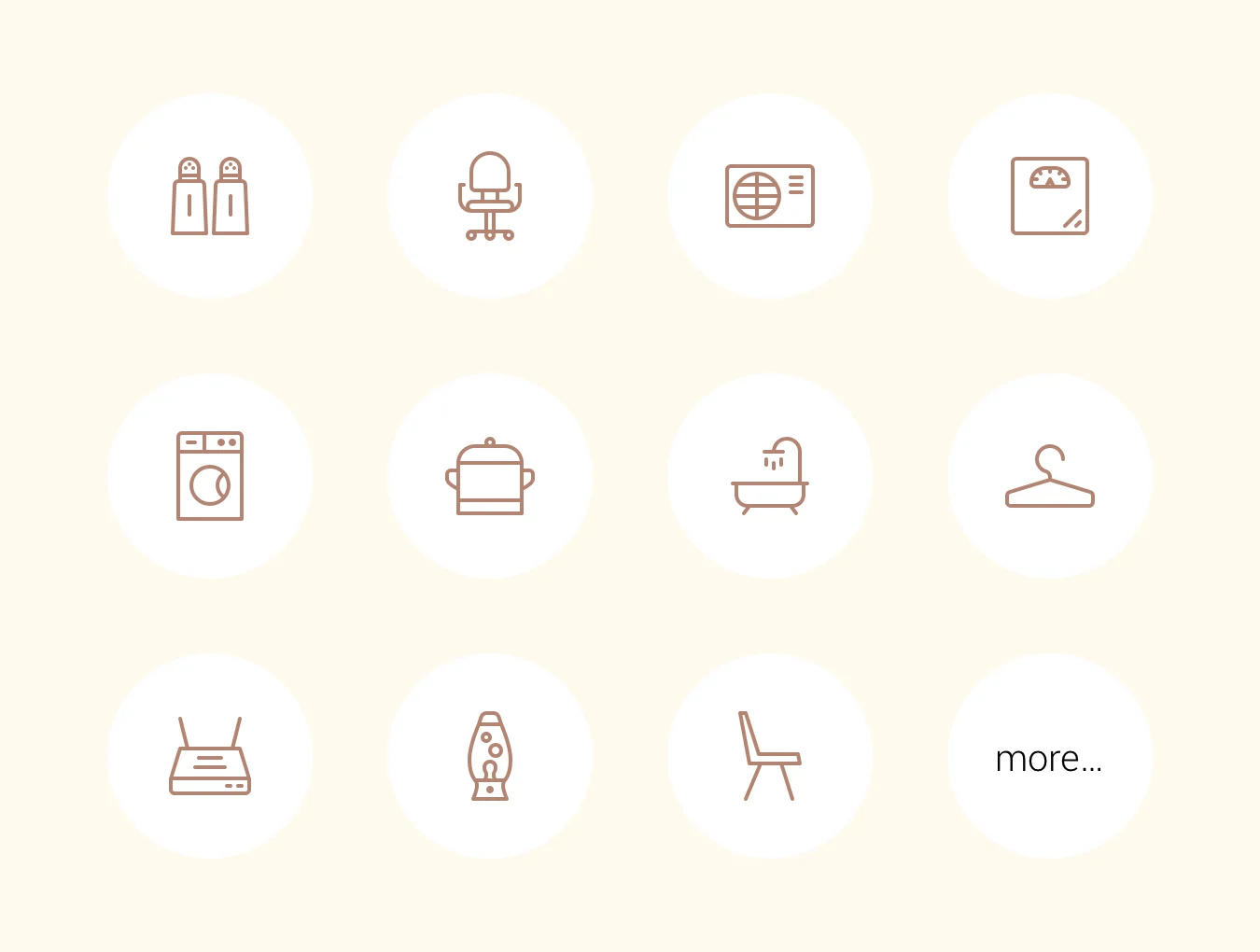 Comfort Icon Set 4