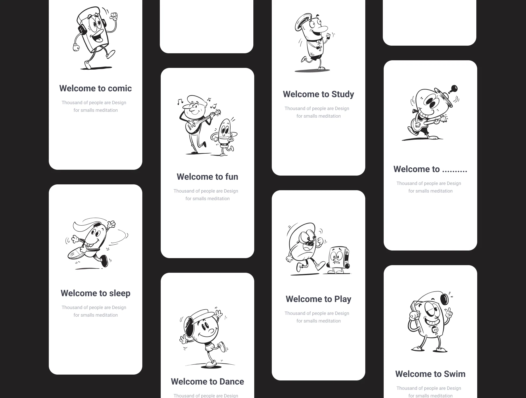 Comic Groove – A Fun & Musical Illustration Pack 3
