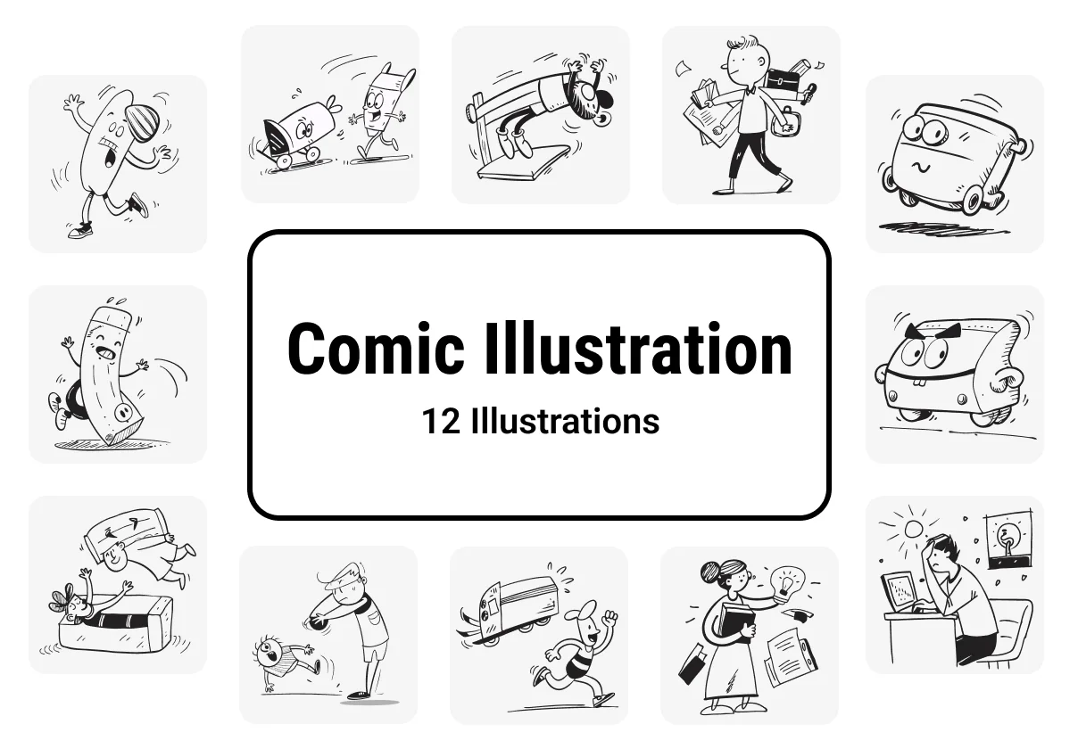 Comic Illustrations 2