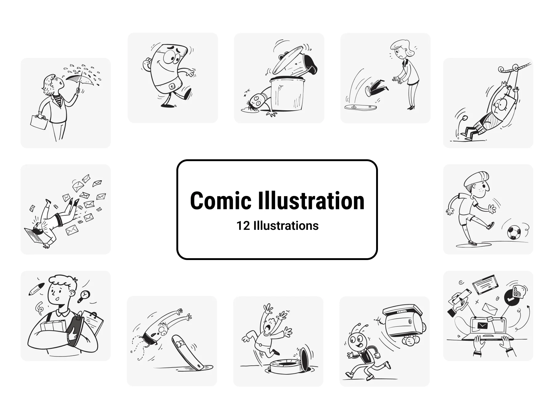 Comic Illustrations 3