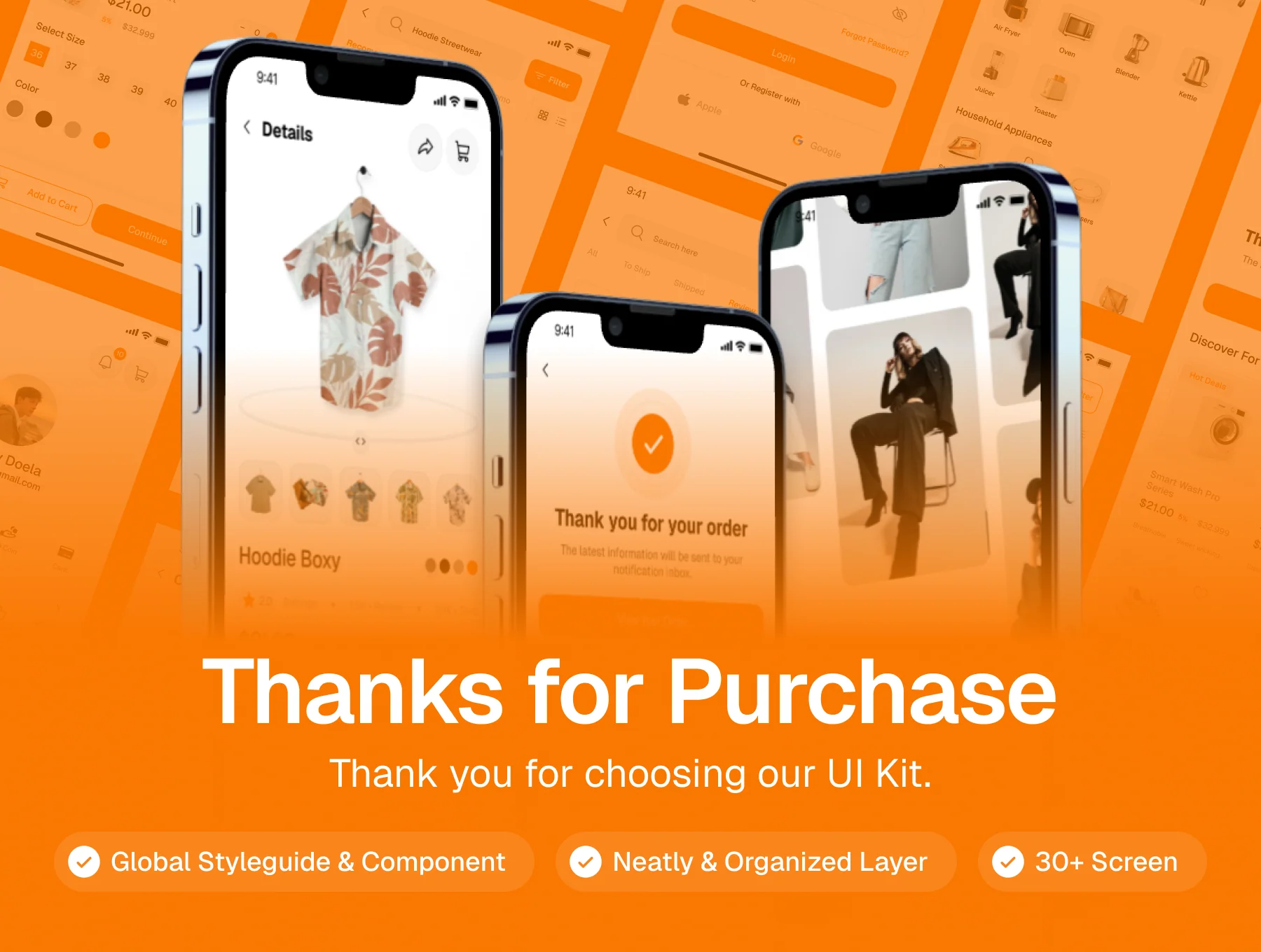 Commarce - E-Commerce Mobile App UI Kit 6