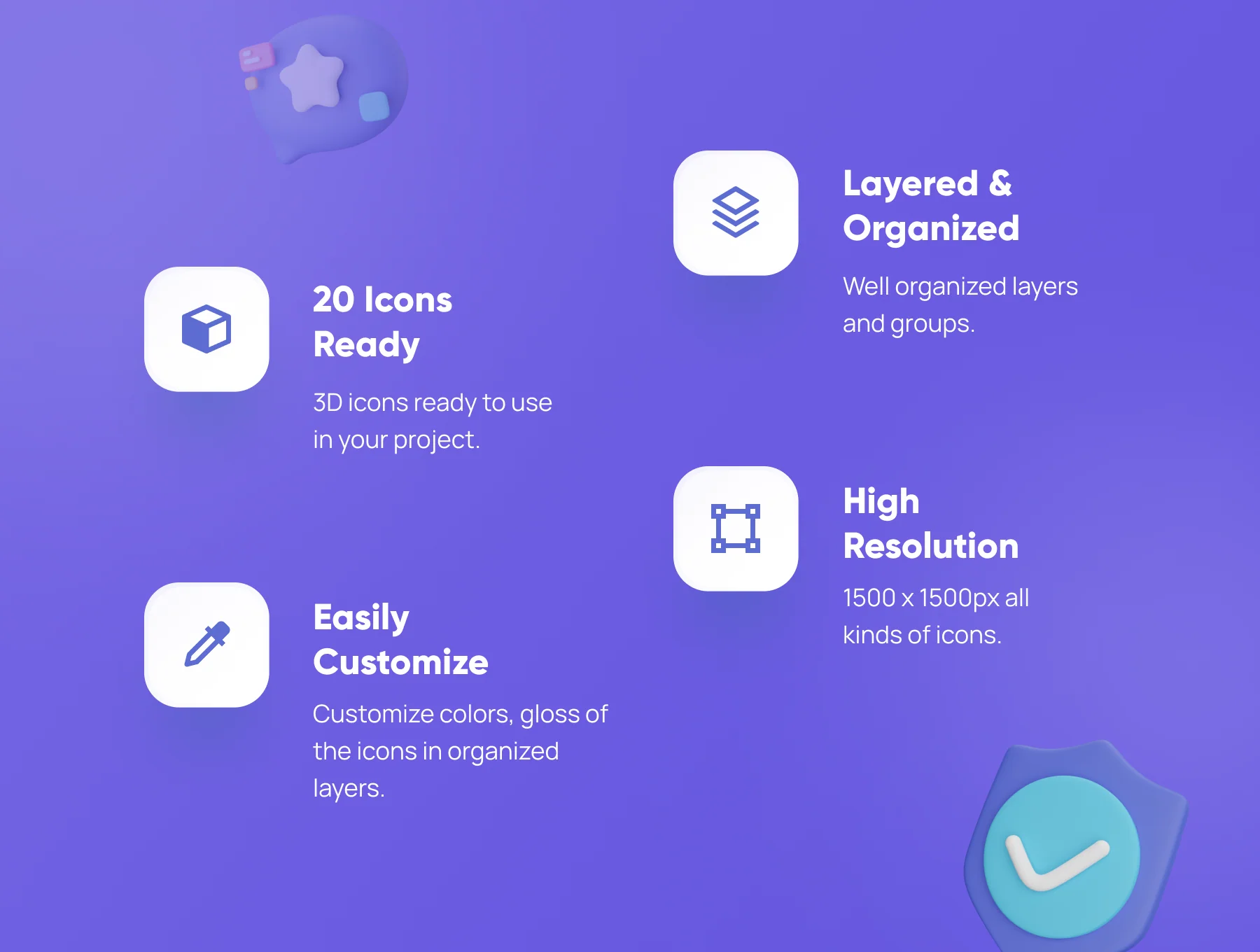 Commercially - E-Commerce 3D Icon Set 3