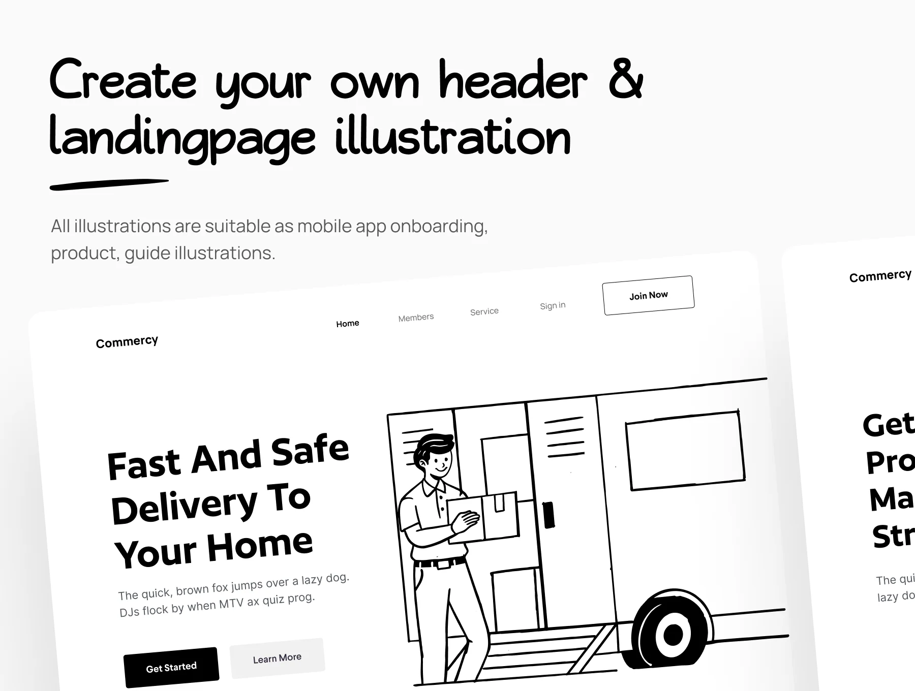 Commercy - E-Commerce Illustration Set 6