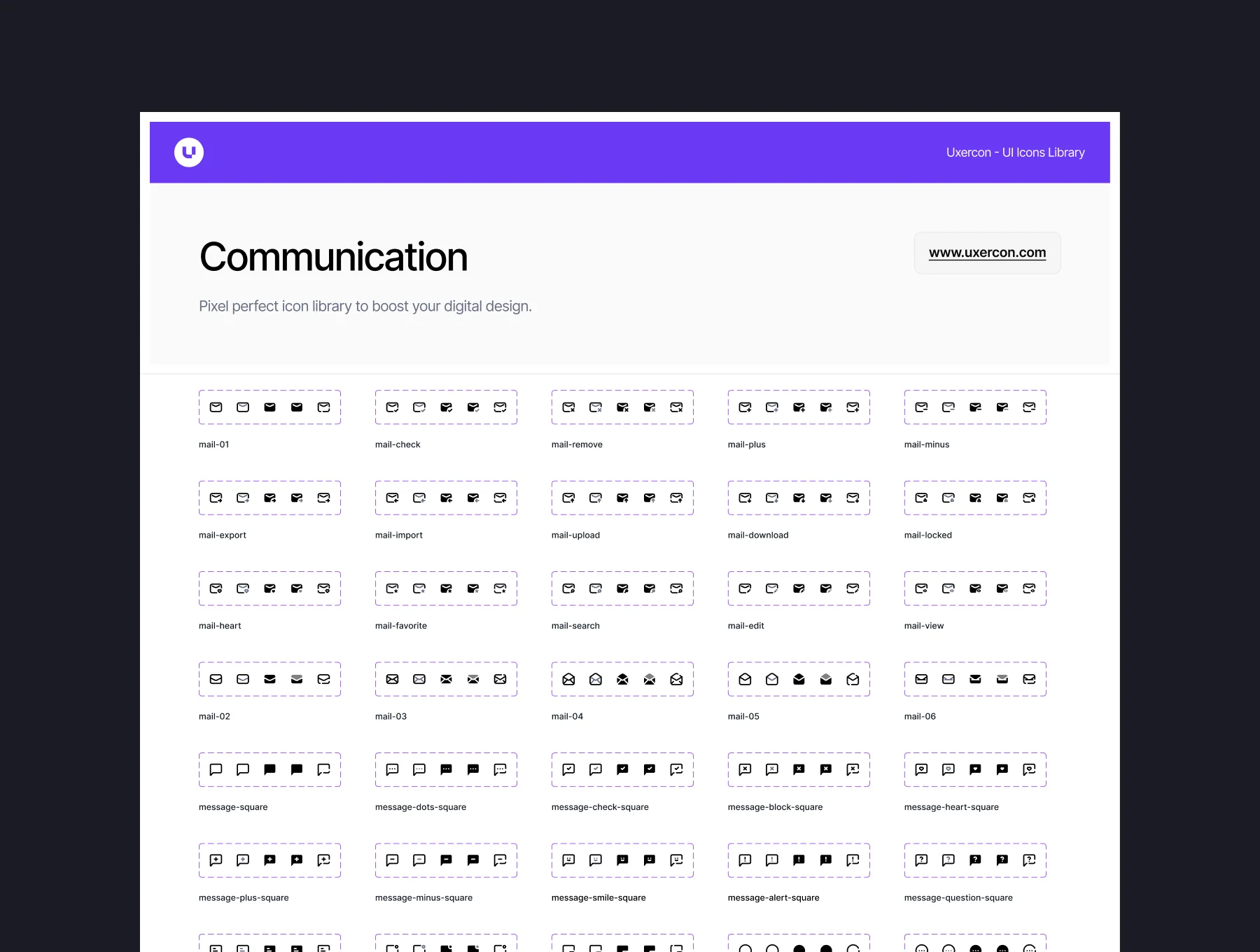 Communication Icon Pack 5