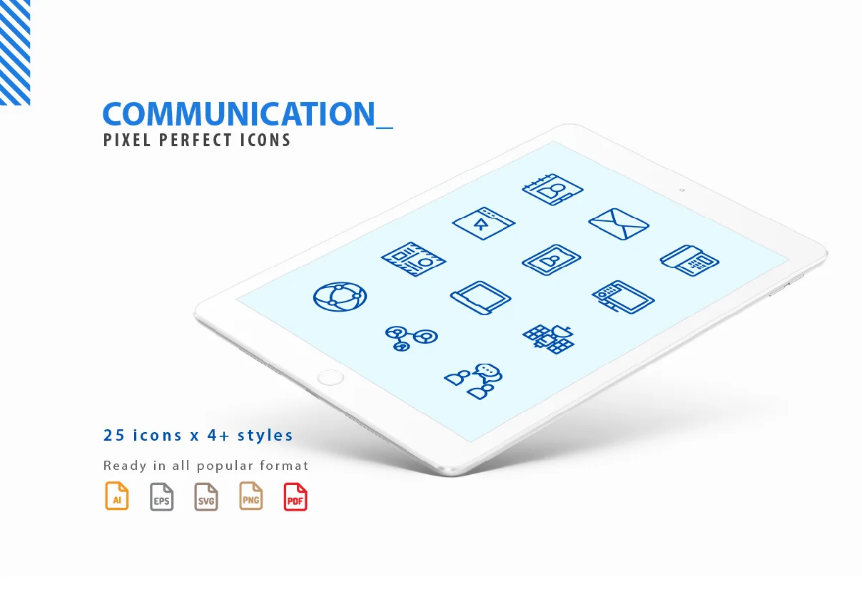 150 Communication Icons Set
