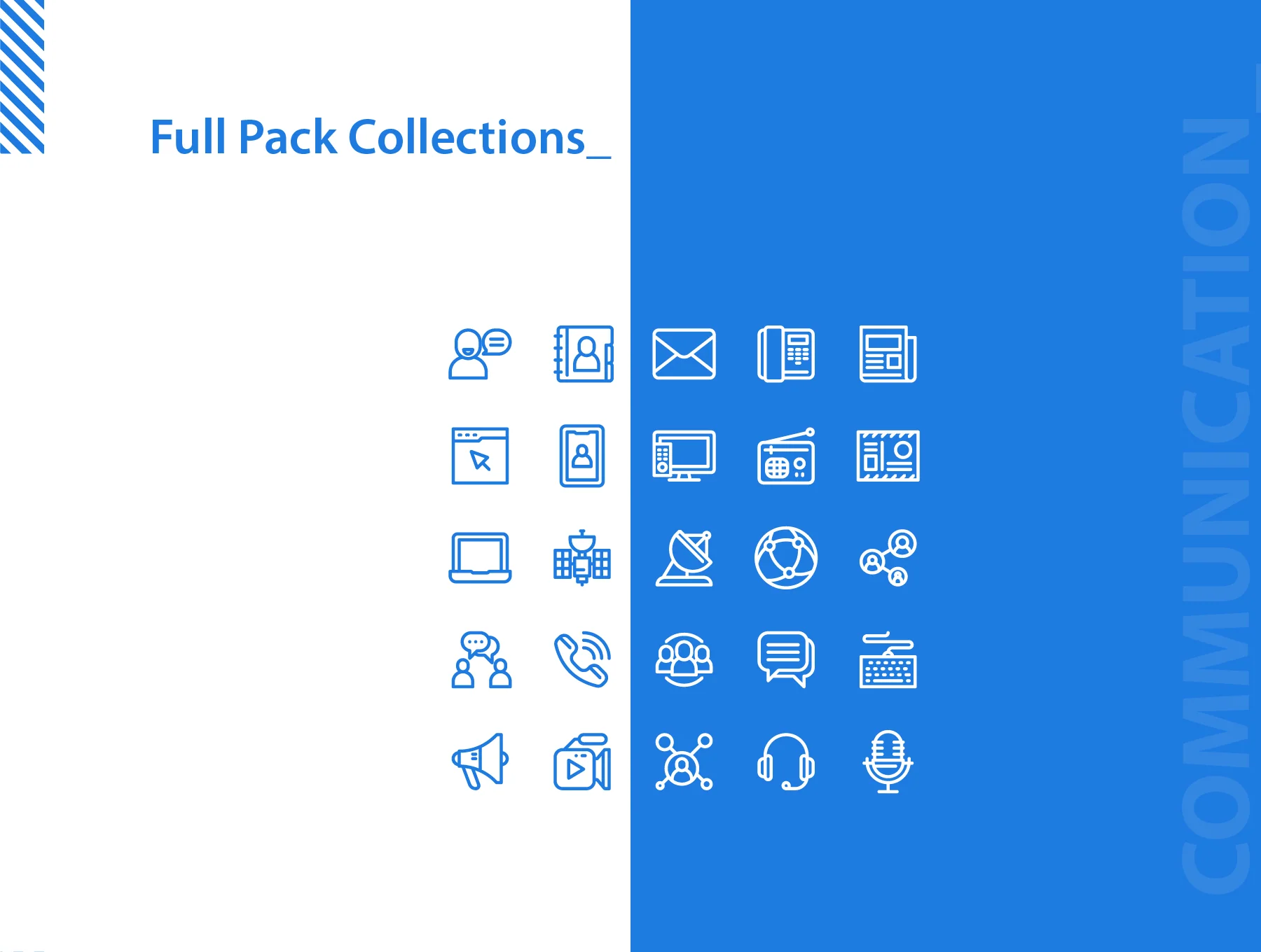 150 Communication Icons Set 4
