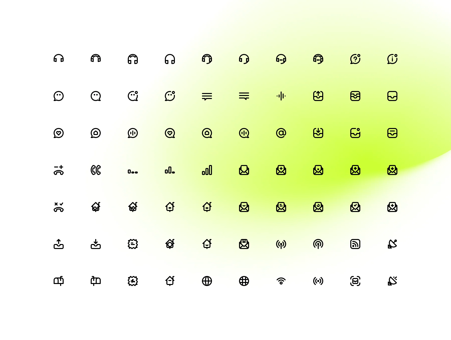 Communication — Pixel-Perfect 300 Icons 3