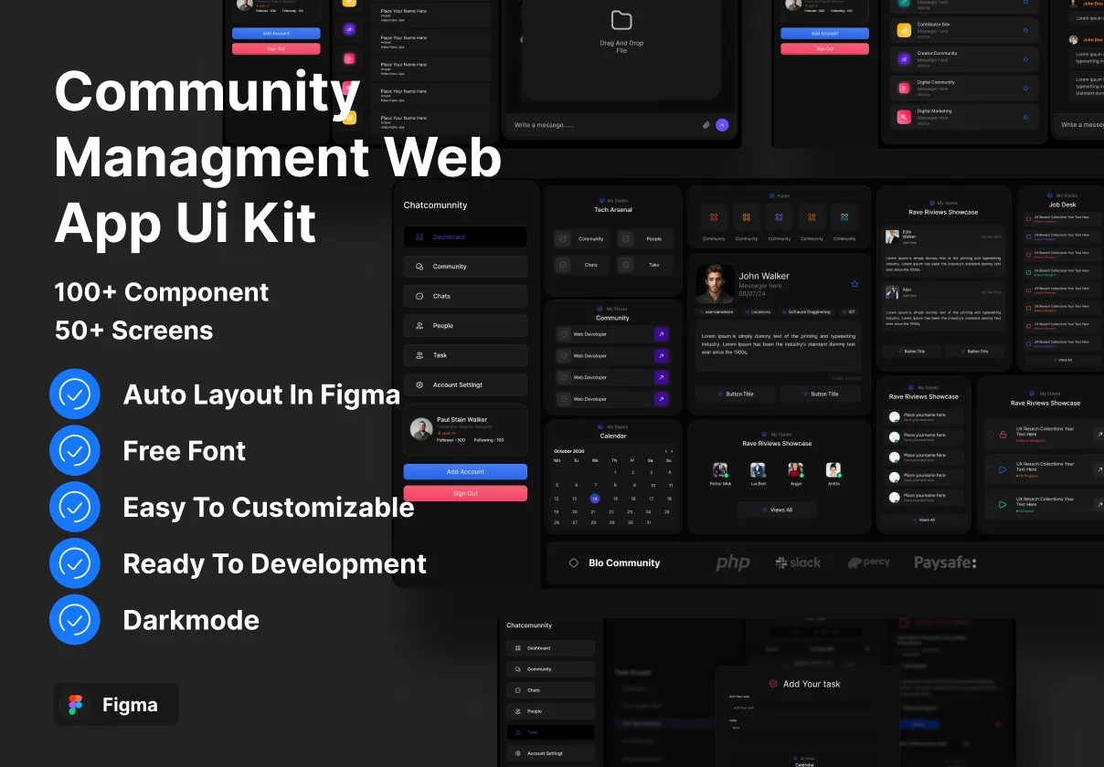 Community Managment Web App Ui Kit