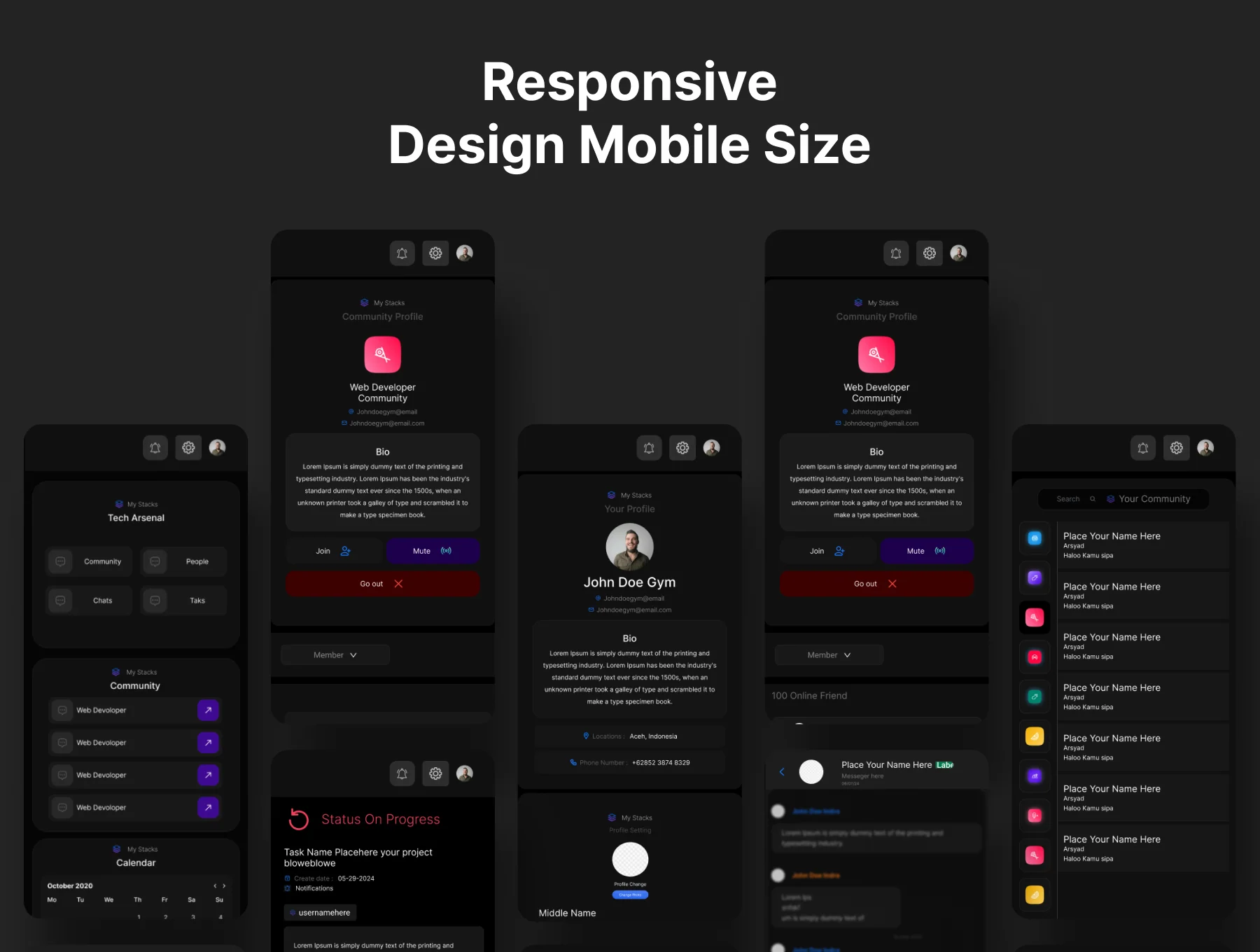 Community Managment Web App Ui Kit 2